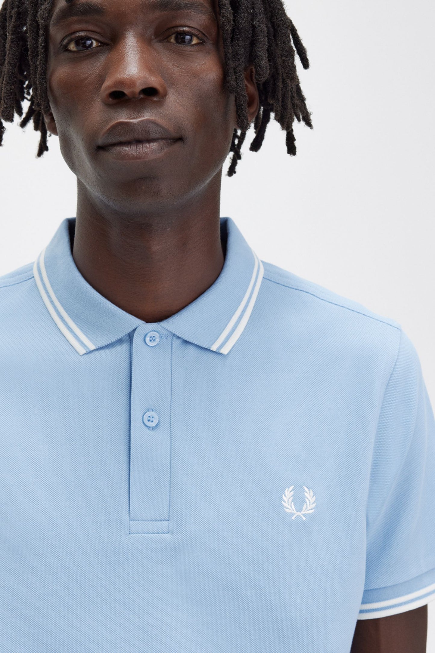 Fred Perry Polo M3600 Sky / Snow / Snow