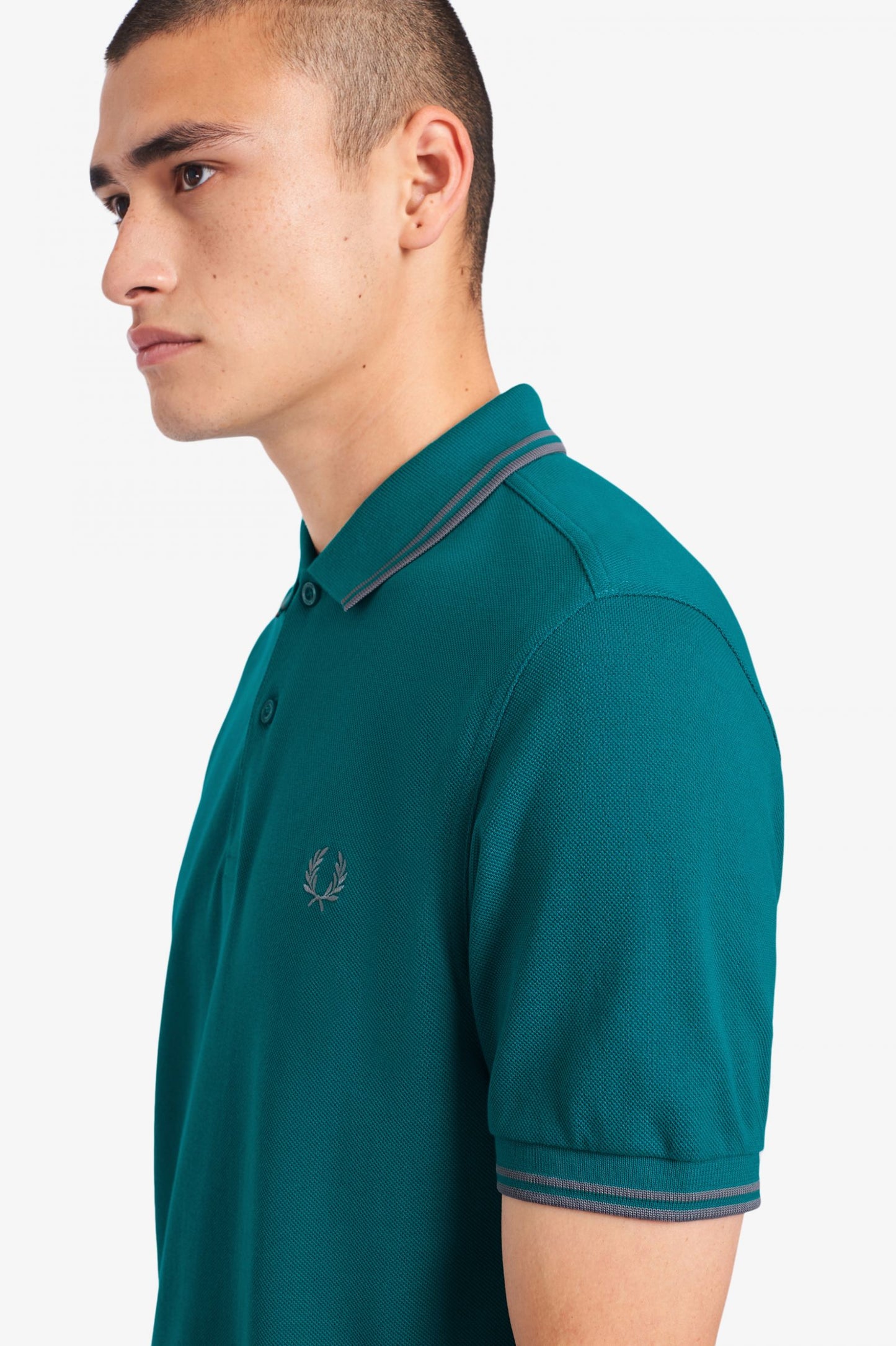 Fred Perry Polo M3600 Fanfare / 50's Silver