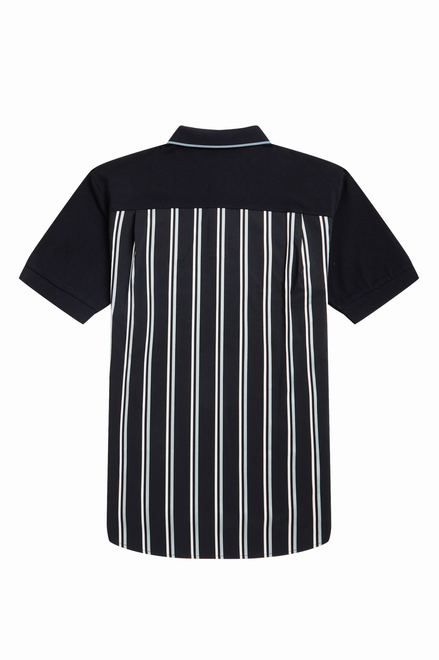 Fred Perry Stripe Panel Polo Shirt Black