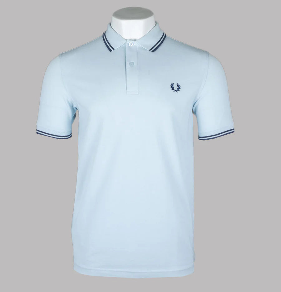 Fred Perry Polo M3600 Light Ice / Midnight Blue