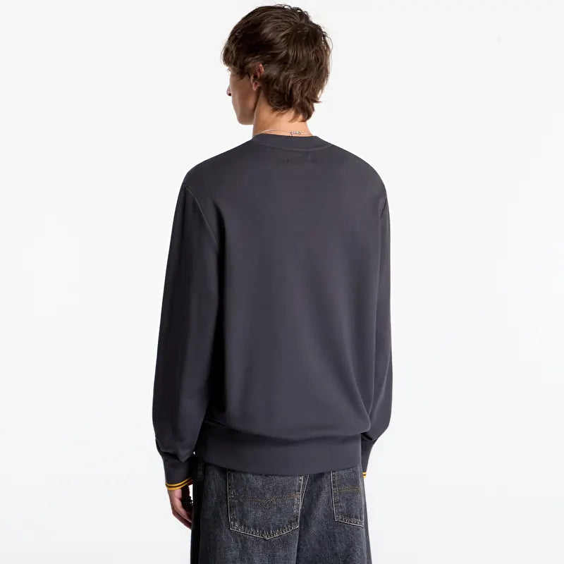 Fred Perry Crew Neck Sweatshirt Anchor Grey / Golden