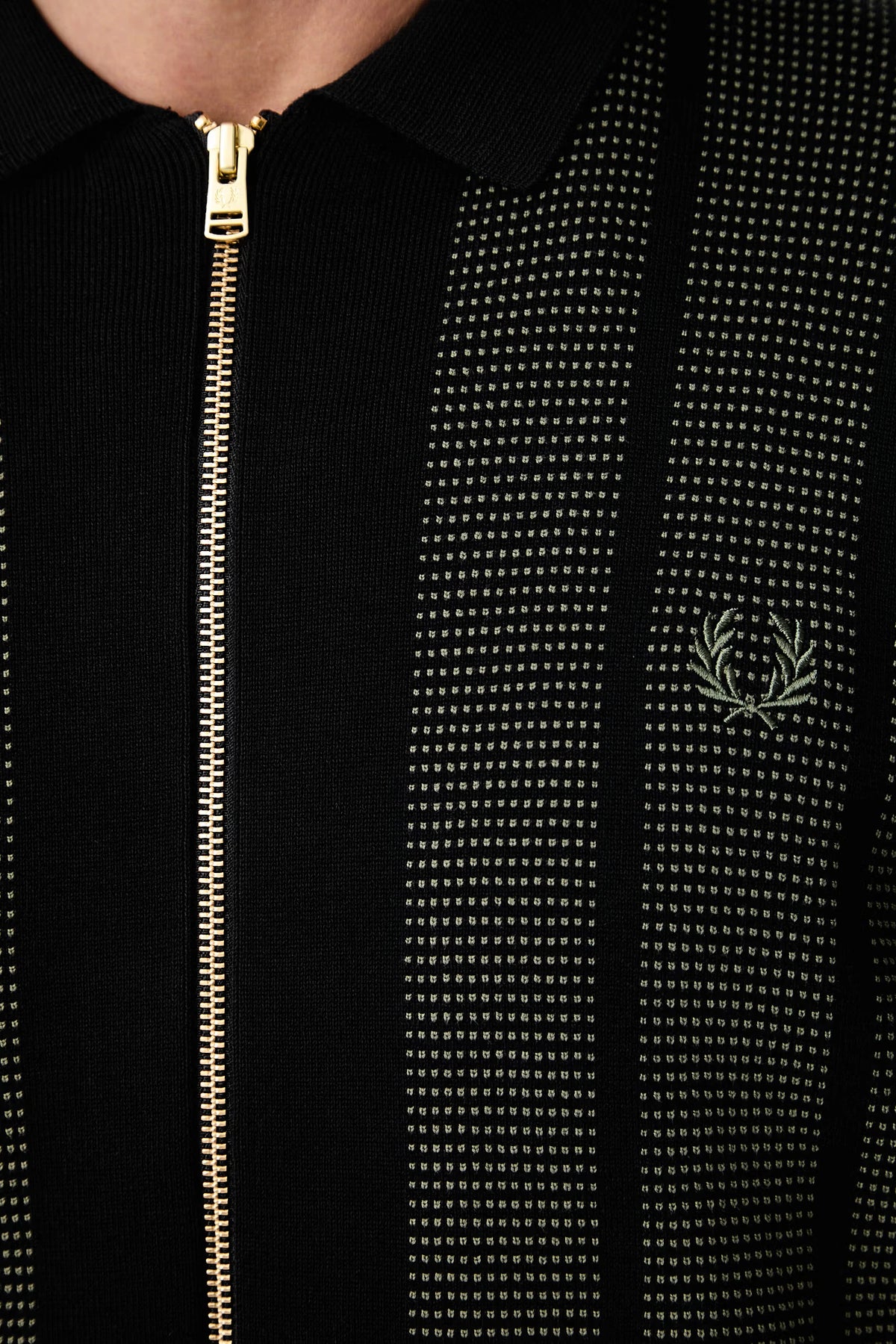 Fred Perry Cardigan Cotton Black