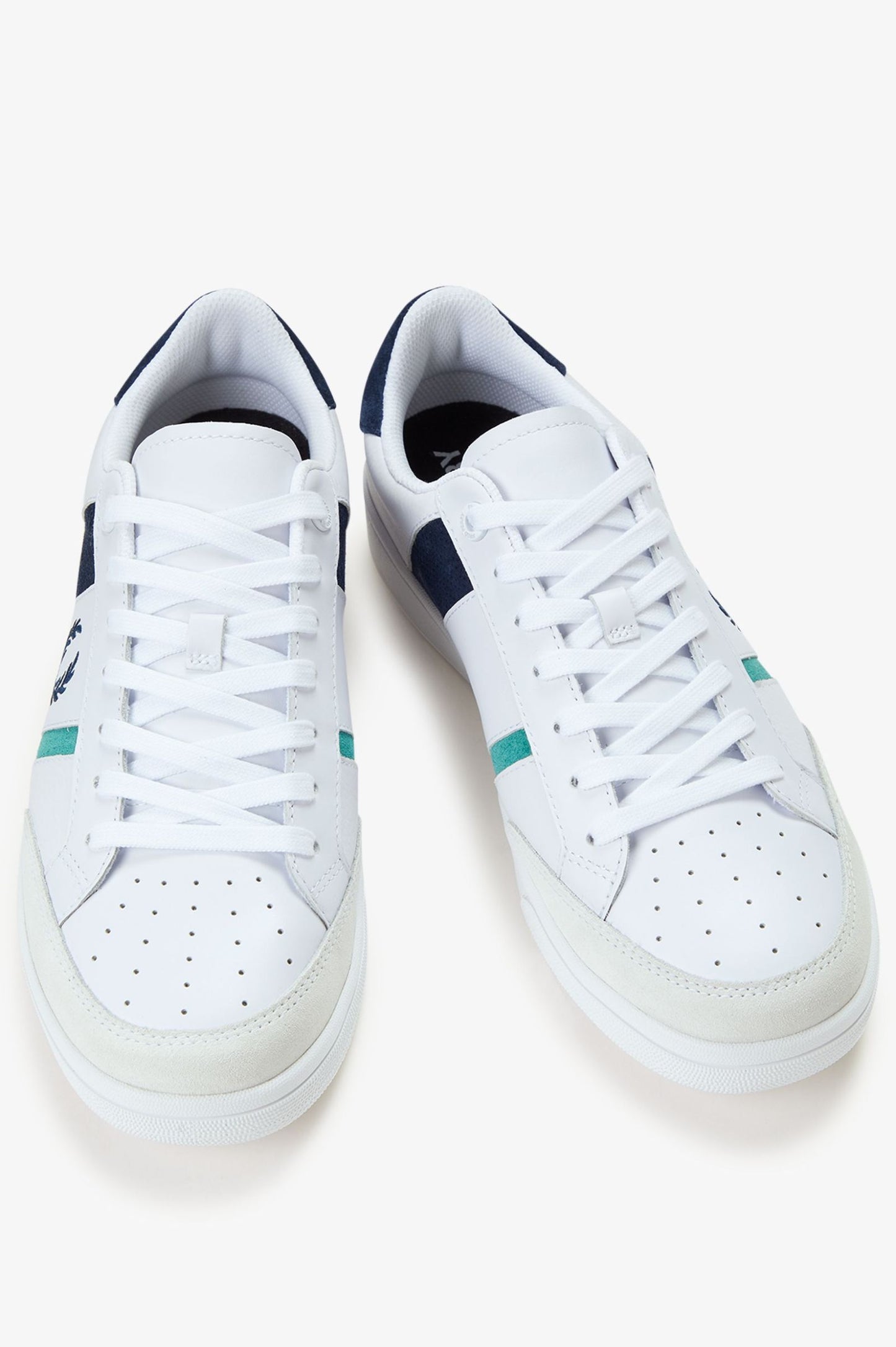 Fred Perry B725 Leather/ Suede White