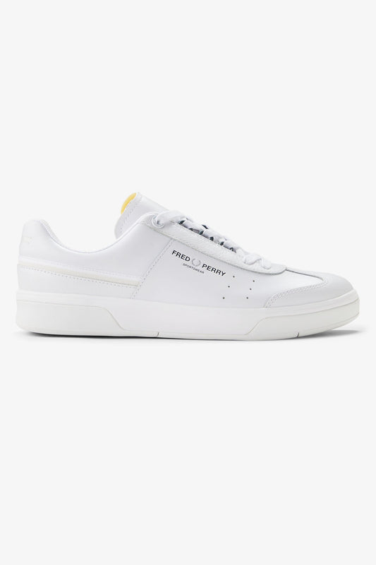 Fred Perry B302 Leather White