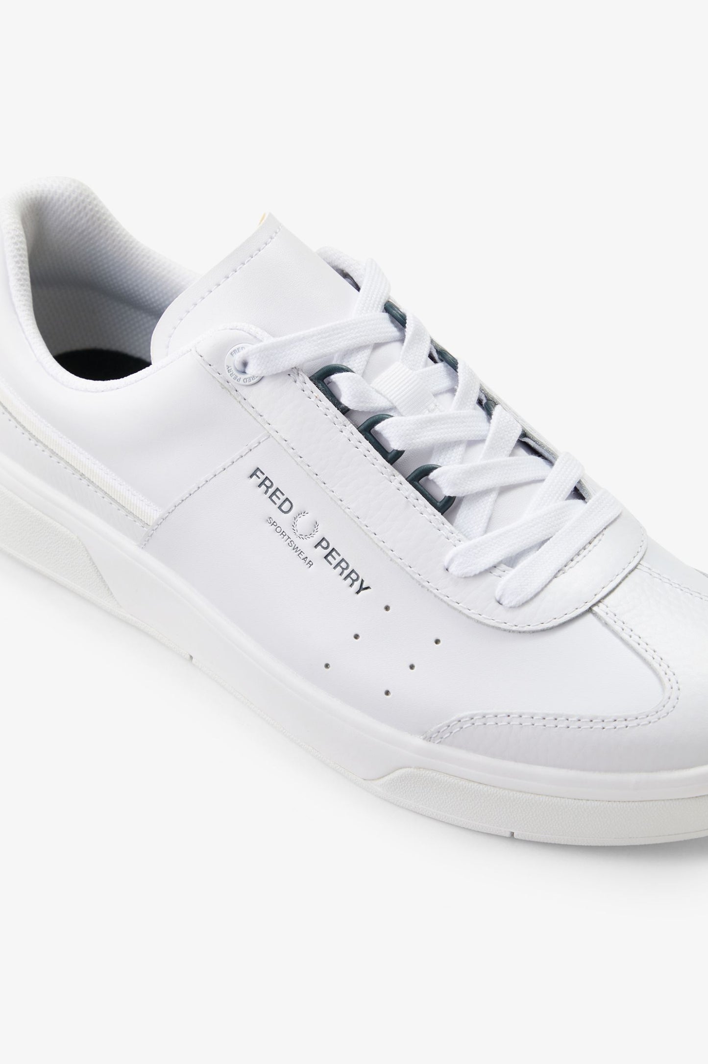 Fred Perry B302 Leather White