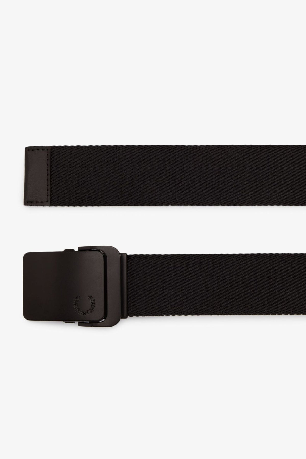 Fred Perry Plain Webbing Belt Black