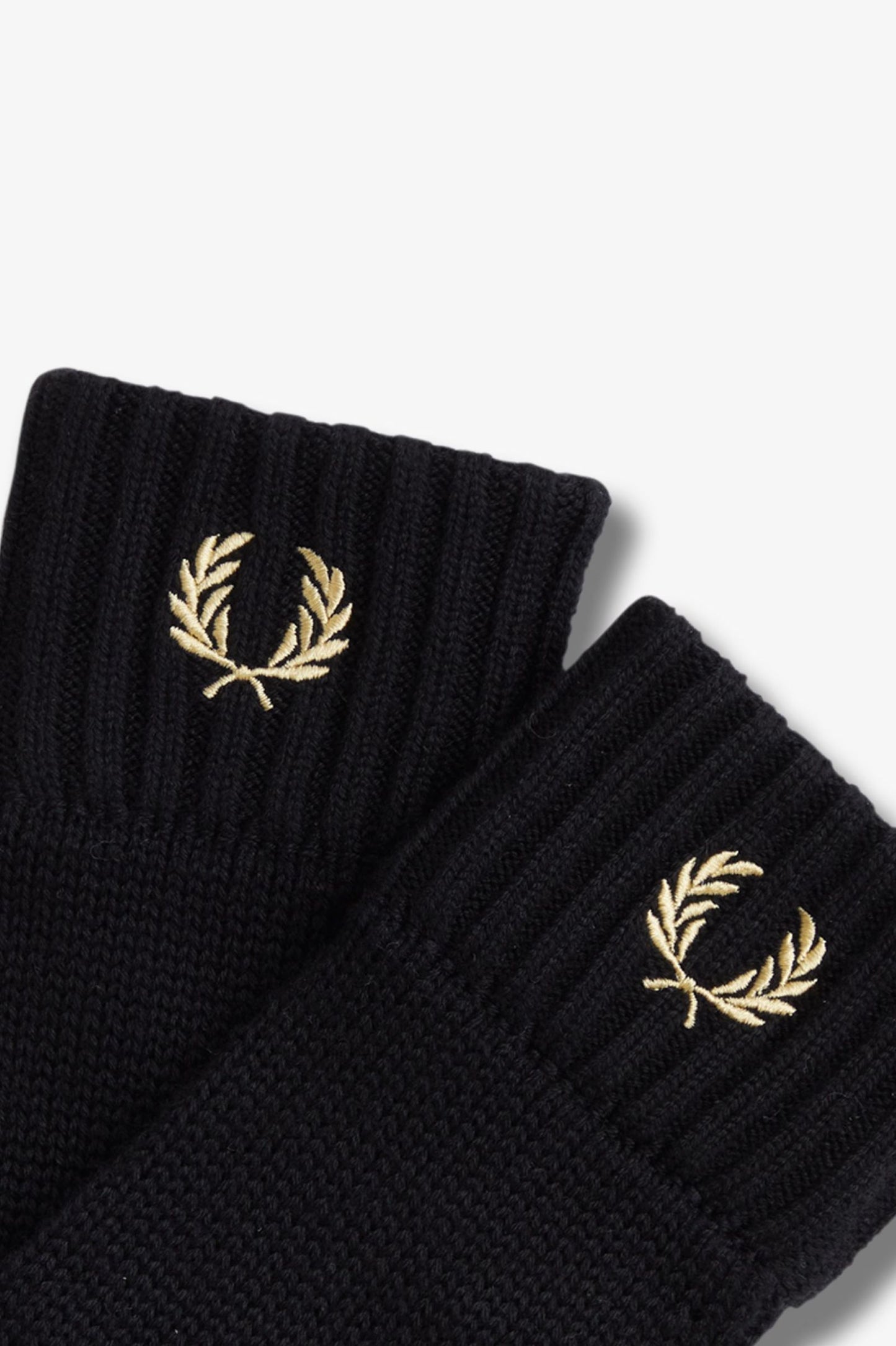 Fred Perry Twin Tipped Laurel Wreath Gloves Black