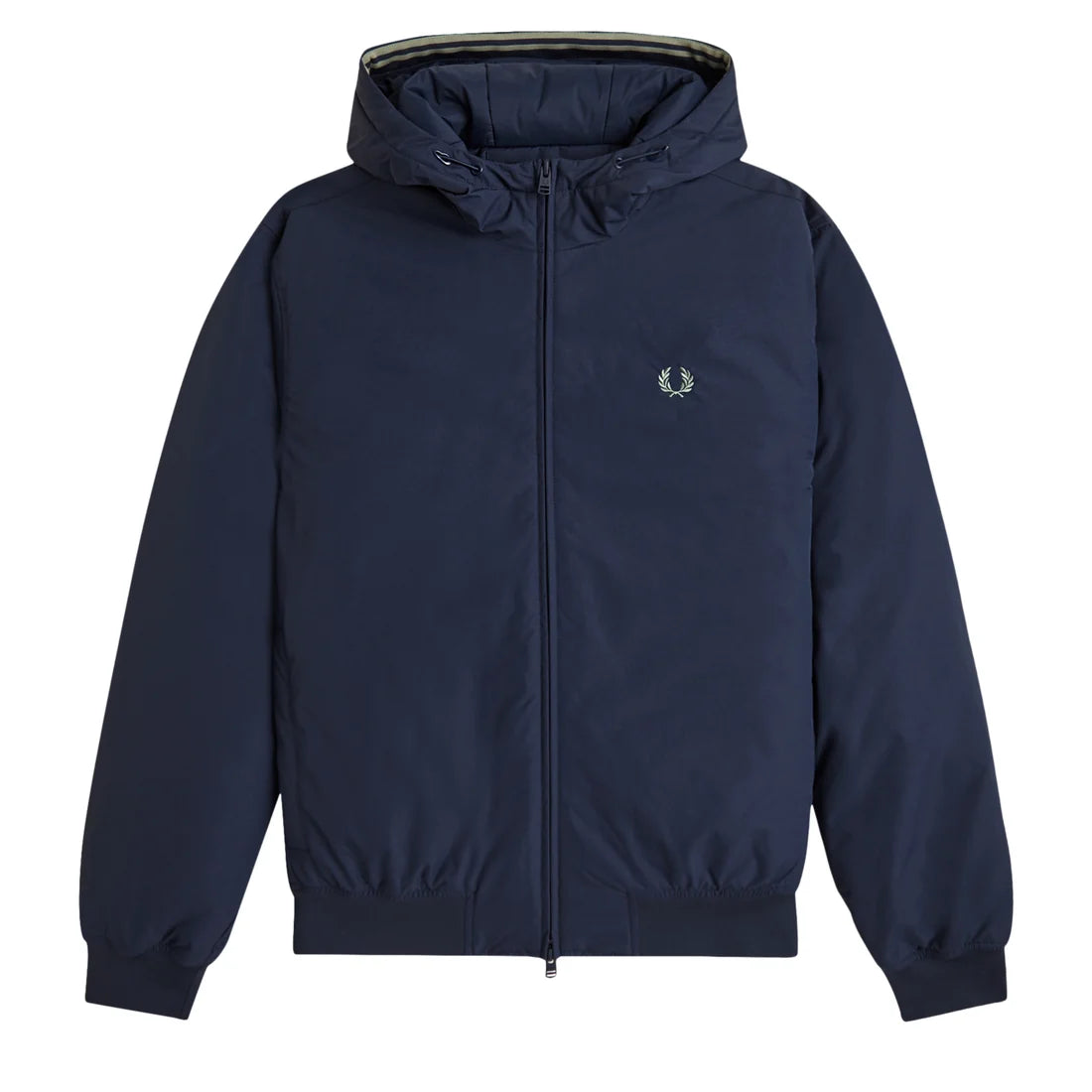 Fred Perry Hooded Brentham Jacket Dark Airforce