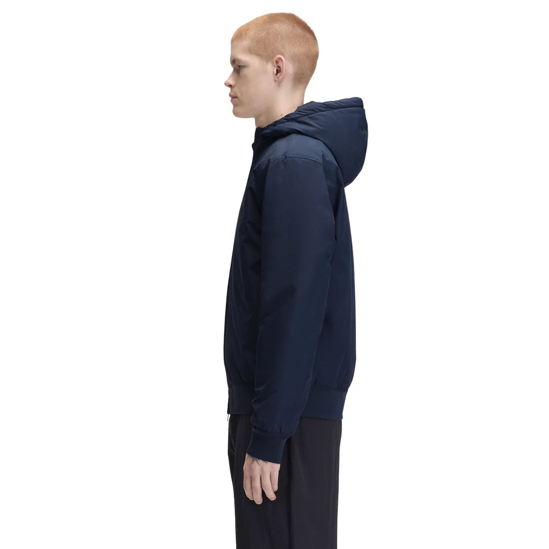 Fred Perry Hooded Brentham Jacket Dark Airforce