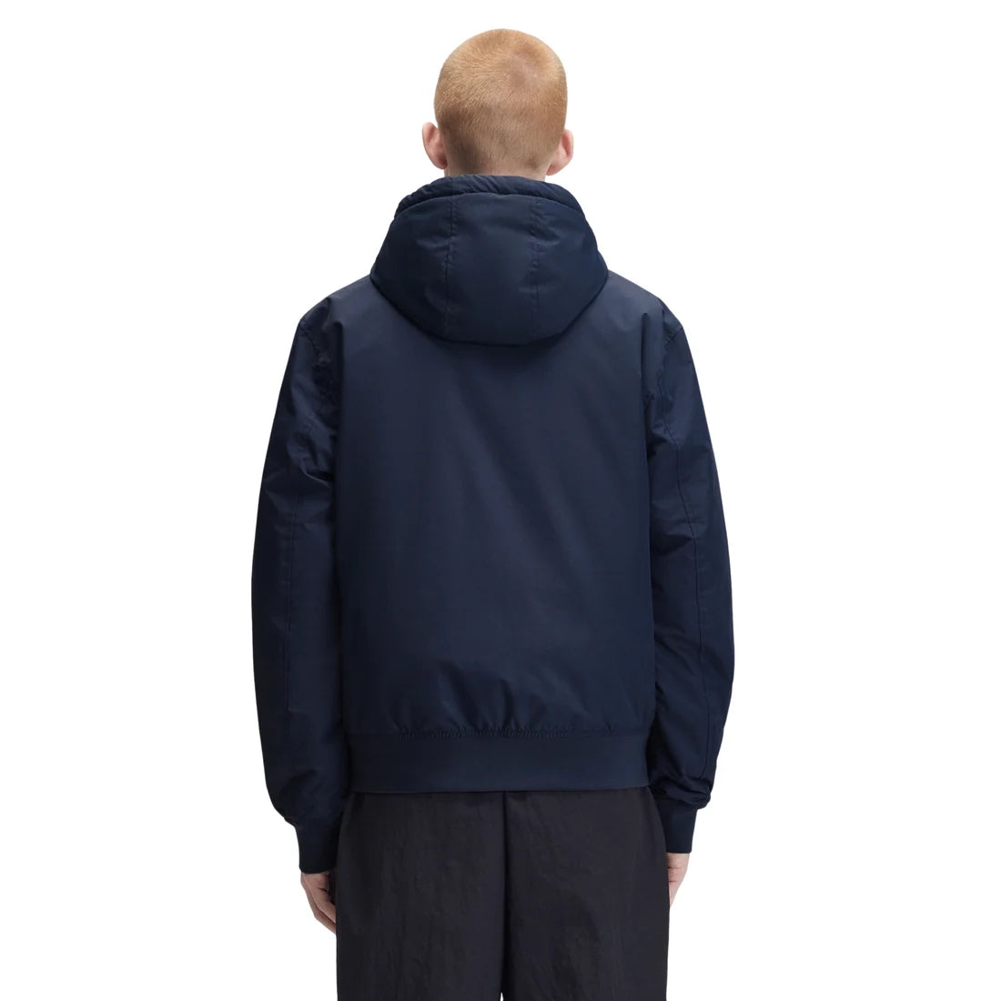 Fred Perry Hooded Brentham Jacket Dark Airforce