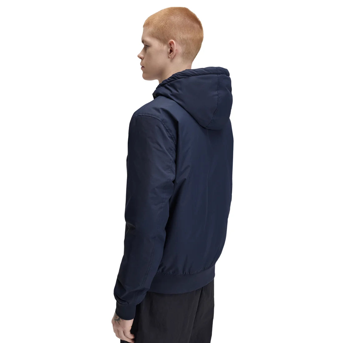 Fred Perry Hooded Brentham Jacket Dark Airforce