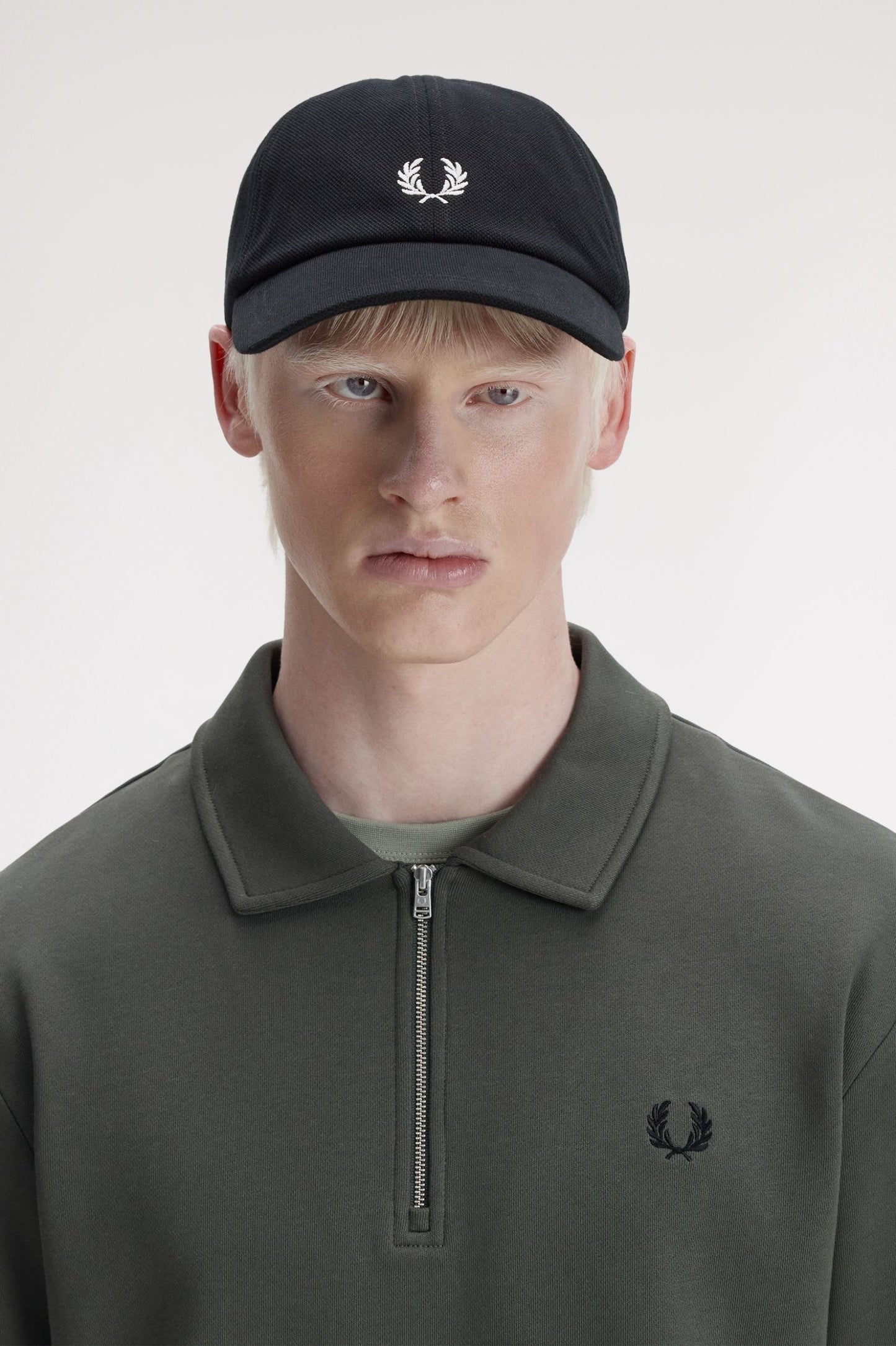Fred Perry Piqué Classic Cap Black
