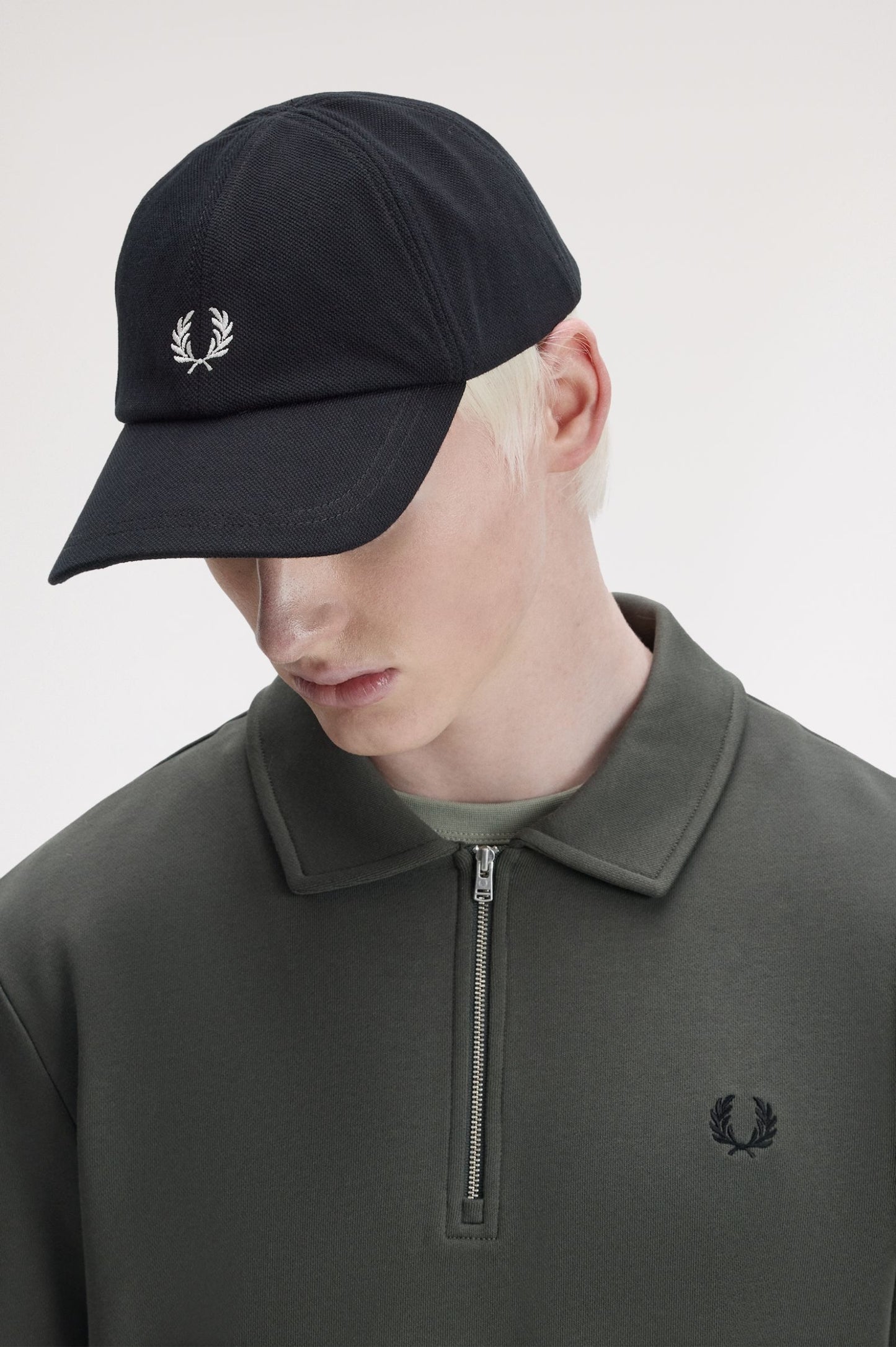 Fred Perry Piqué Classic Cap Black