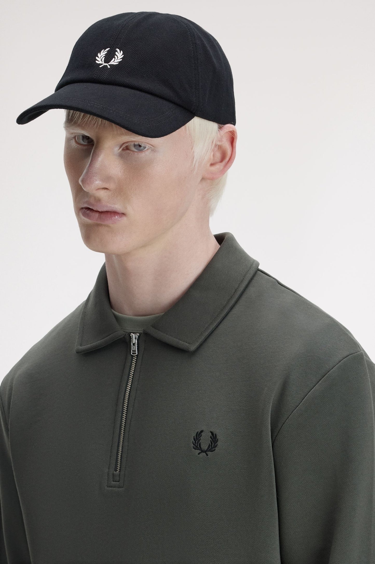 Fred Perry Piqué Classic Cap Black