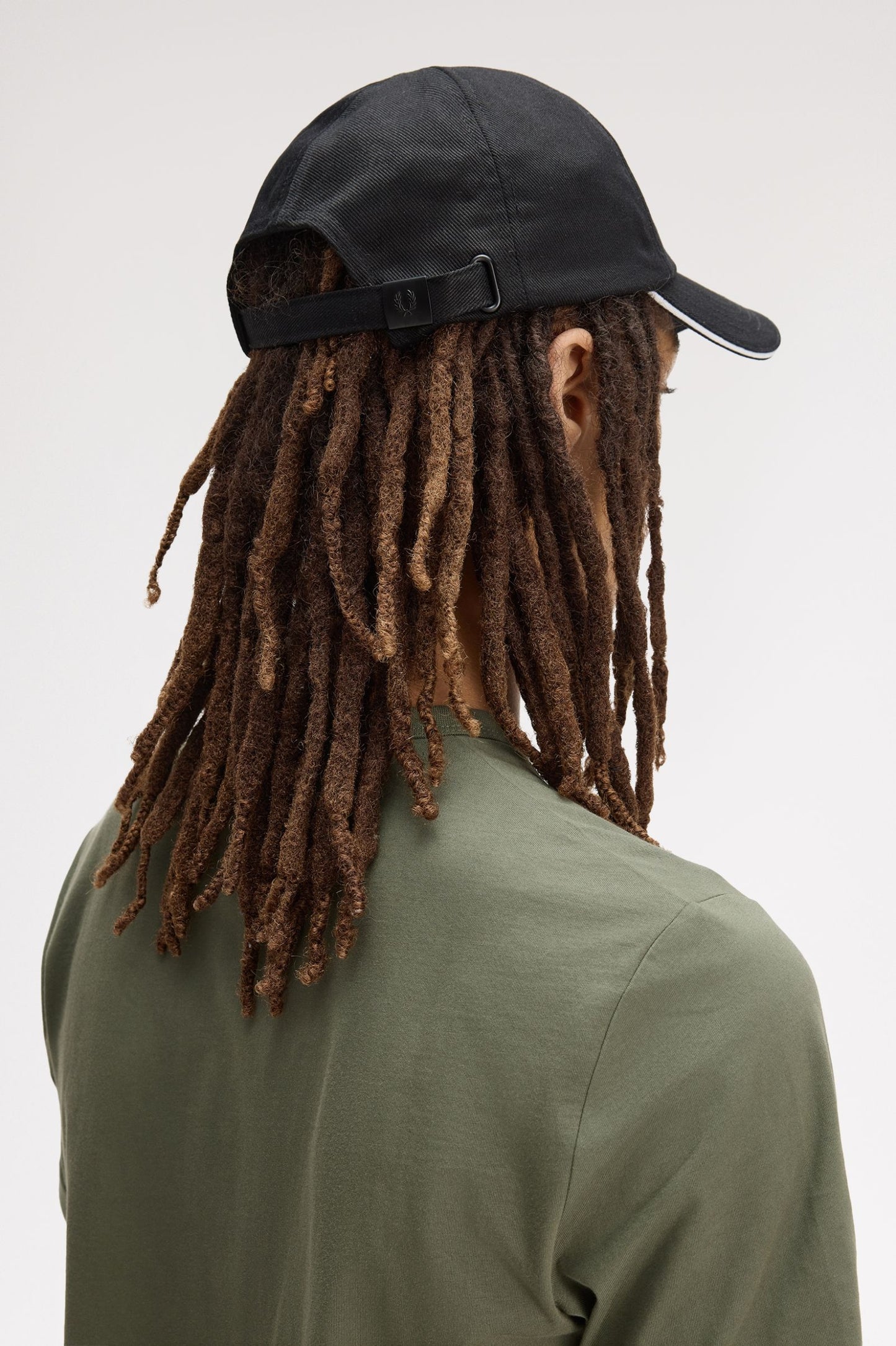 Fred Perry Circle Branded Cap Black