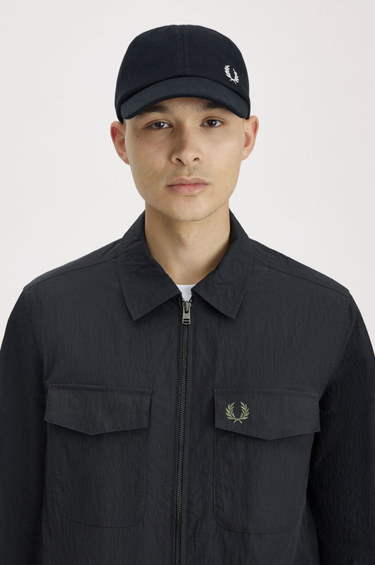 Fred Perry Classic Piqué Cap Black / Snowwhite