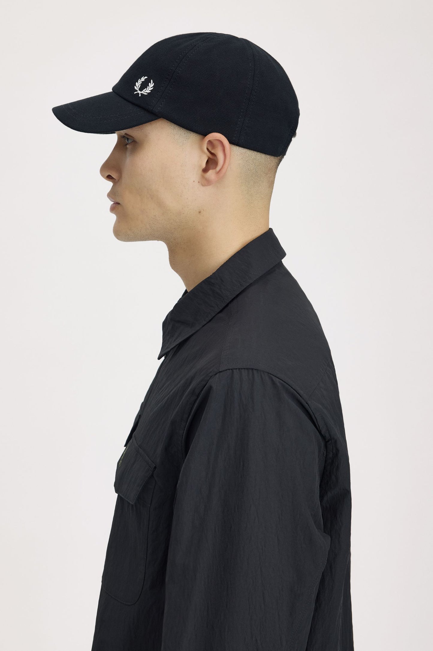 Fred Perry Classic Piqué Cap Black / Snowwhite