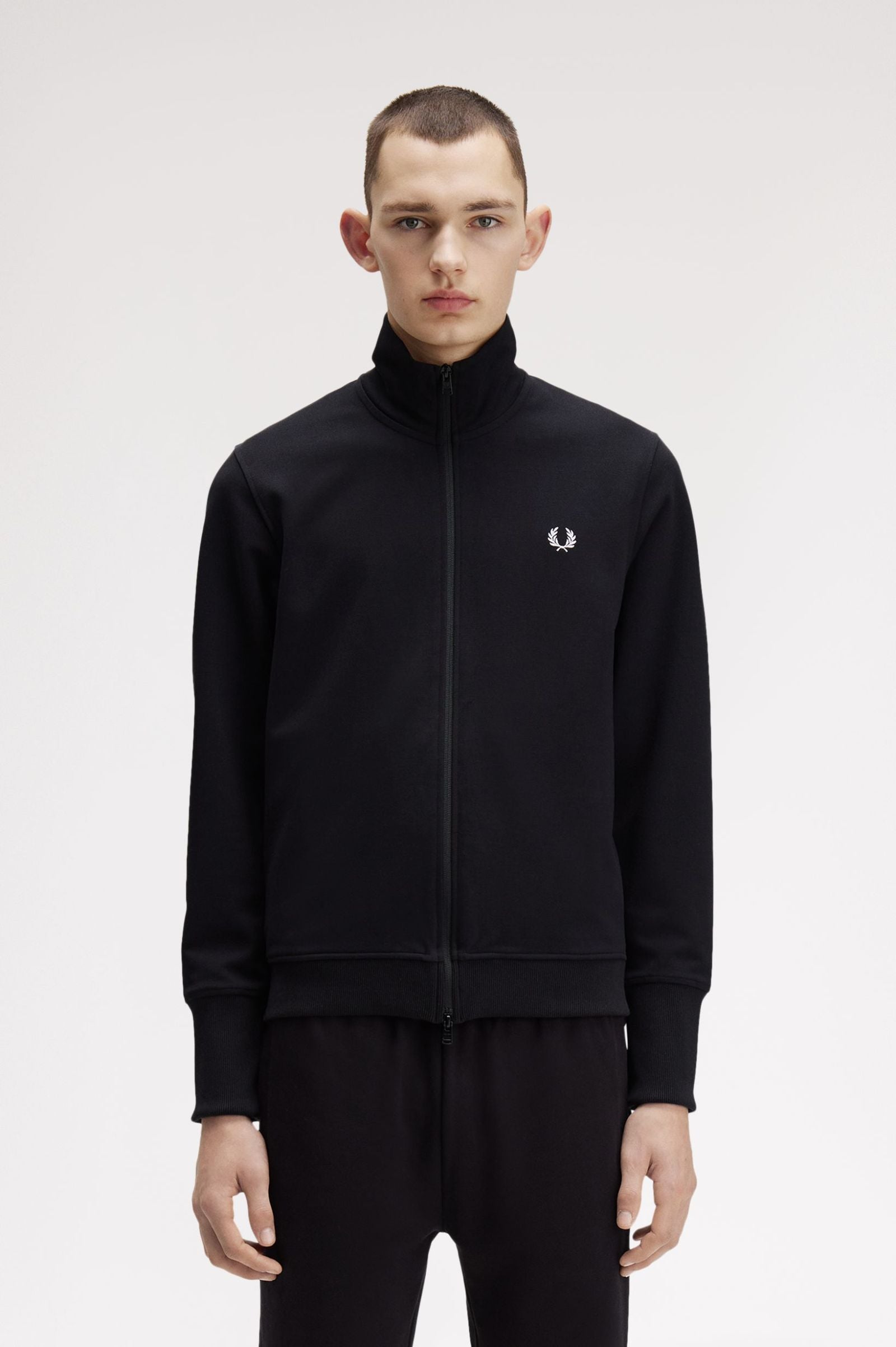 Fred Perry Thumbhole Track Jacket Black – Kingpin Clothing Store