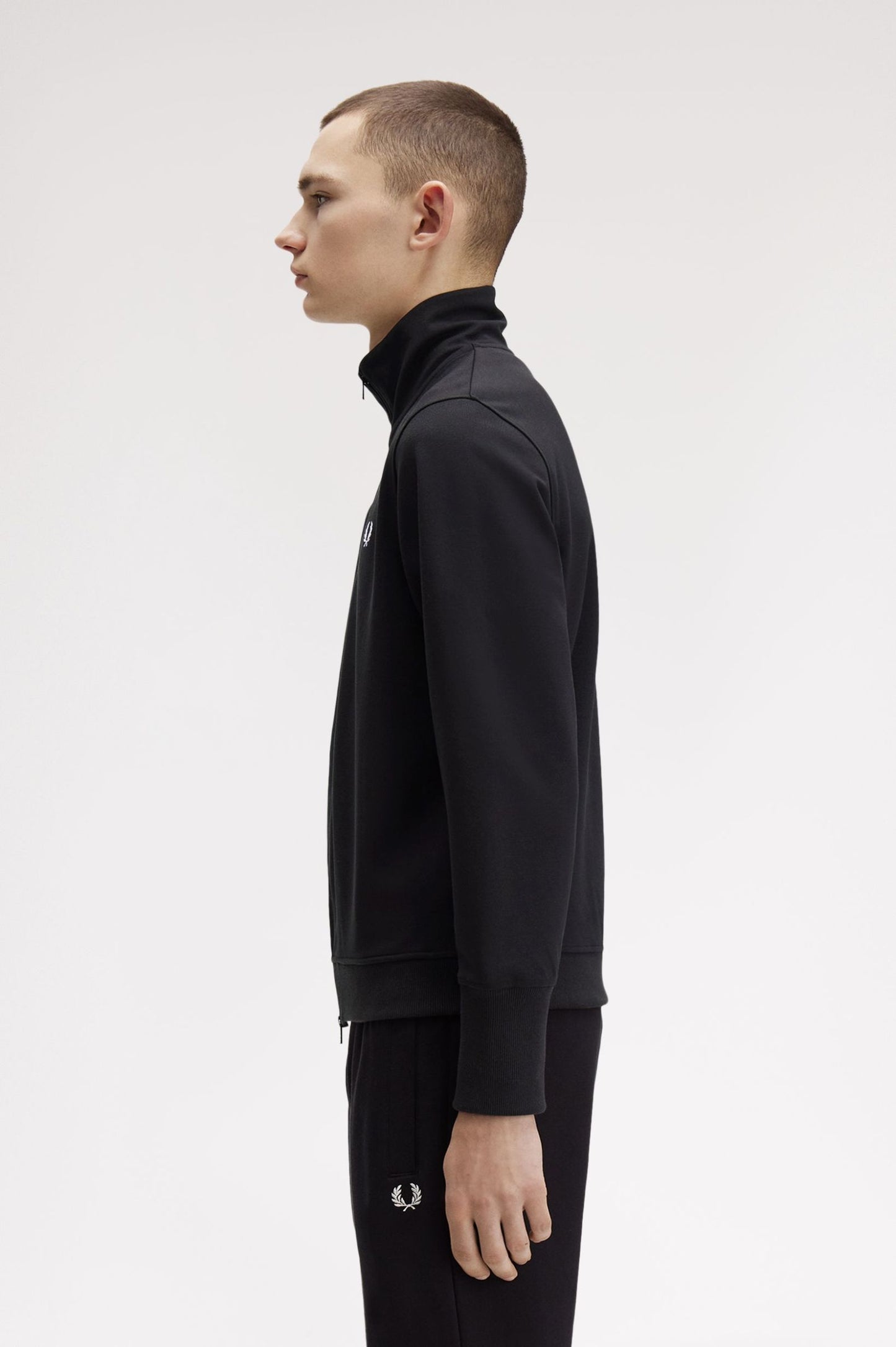 Fred Perry Thumbhole Track Jacket Black