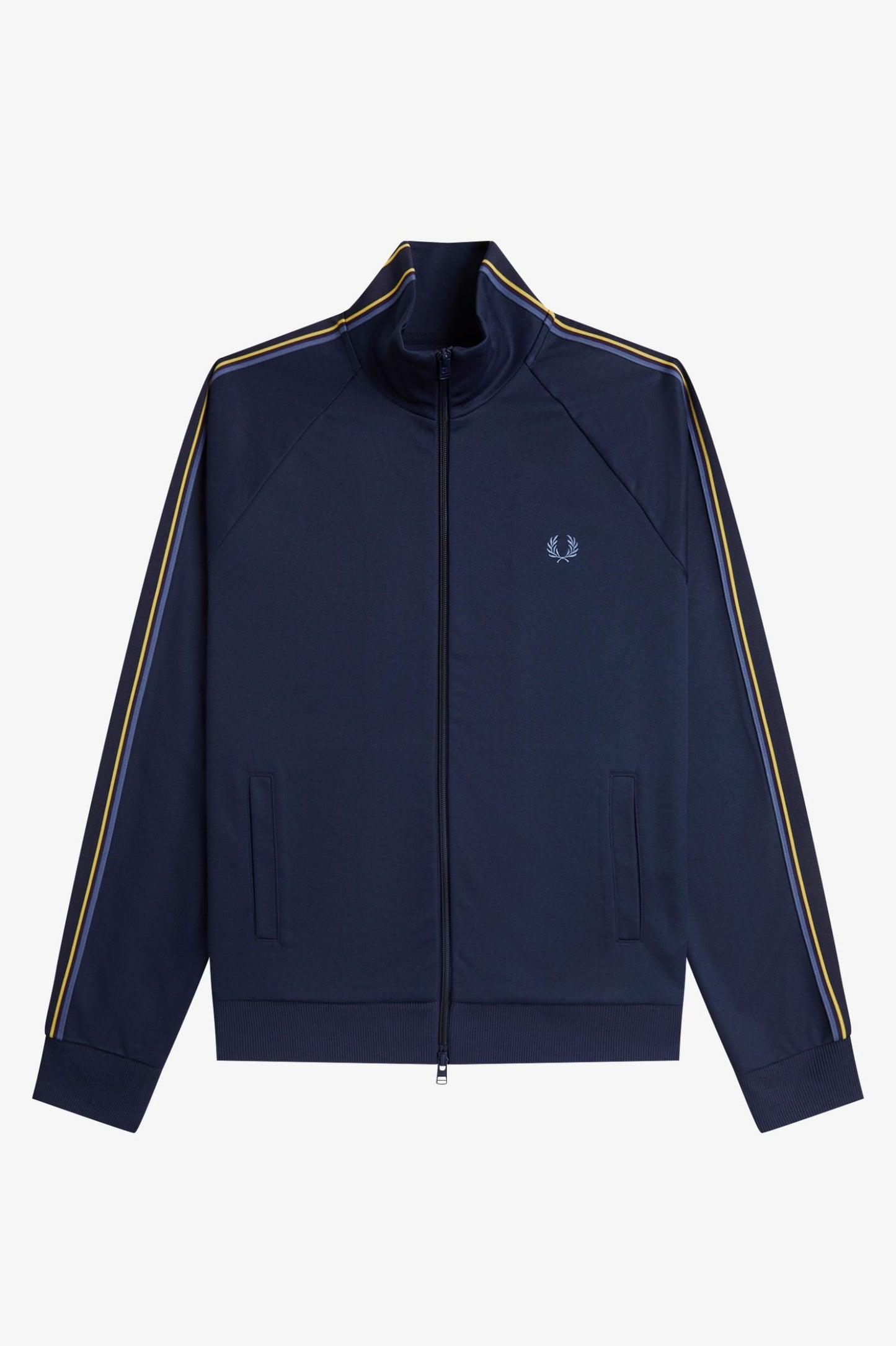Fred Perry Tramline Tape Track Jacket Tennis Blue