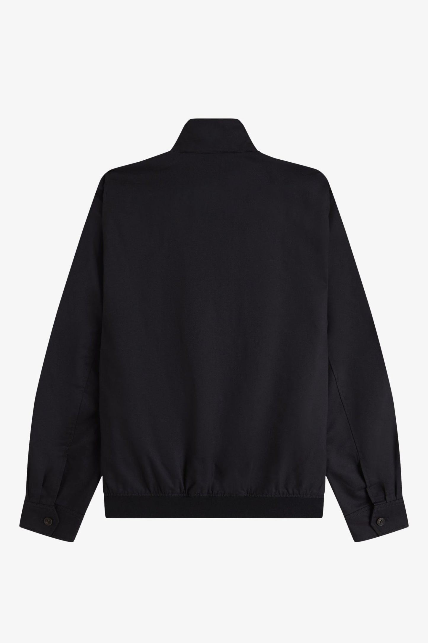 Fred Perry Twill Harrington Jacket Black