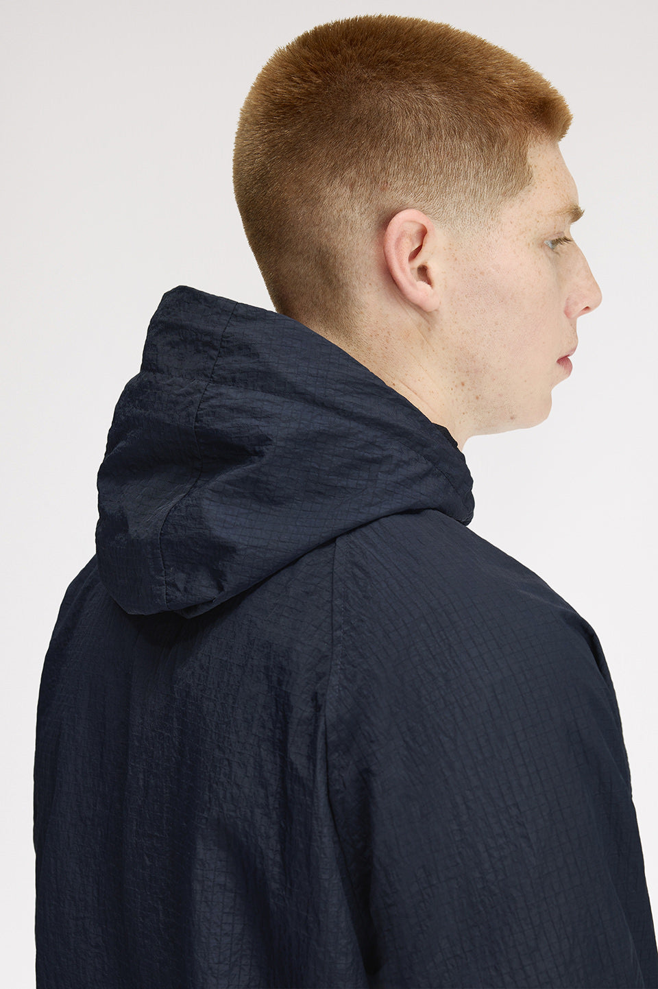 Fred Perry Ripstop Training Smock Jacket Navy