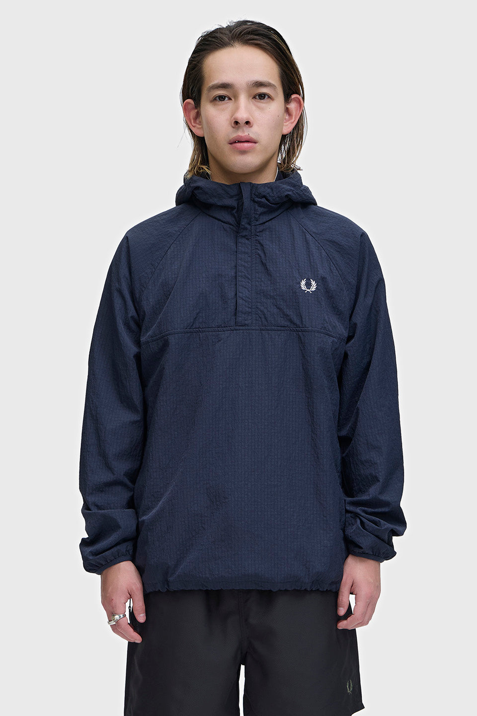 Fred Perry Ripstop Training Smock Jacket Navy