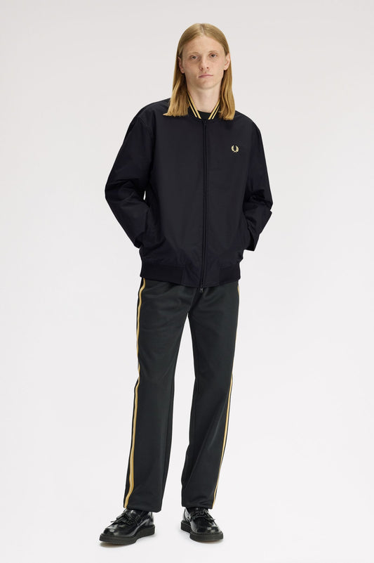 Fred Perry Brentham Bomber Jacket Black