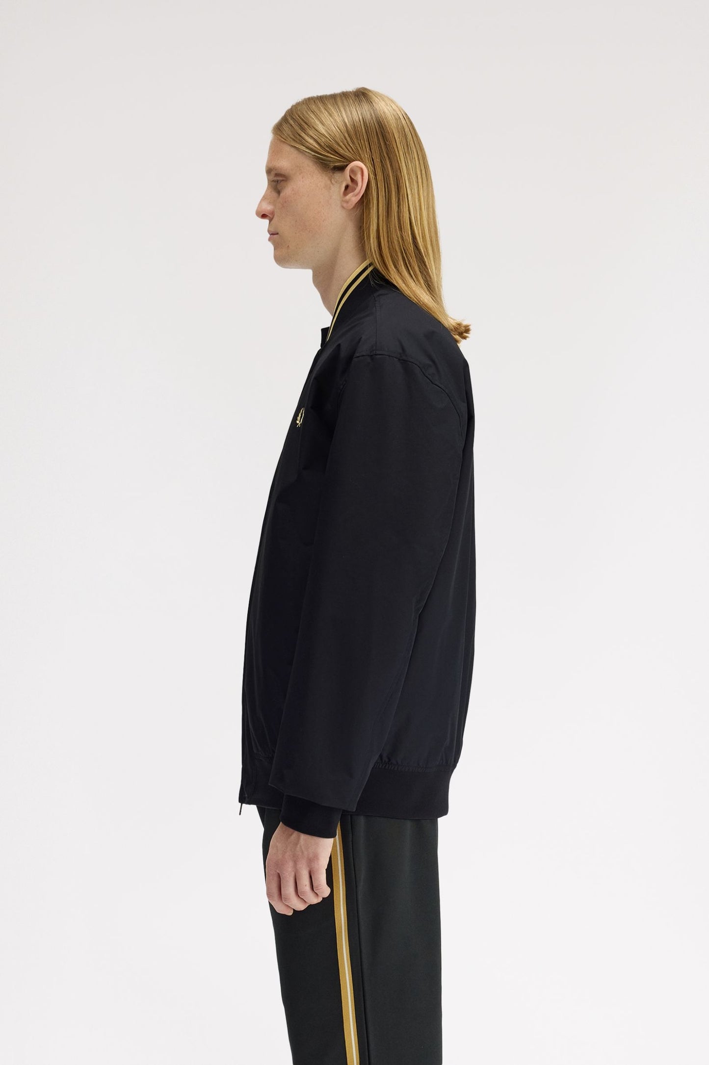 Fred Perry Brentham Bomber Jacket Black