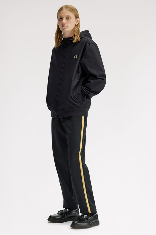 Fred Perry Hooded Brentham Jacket Black