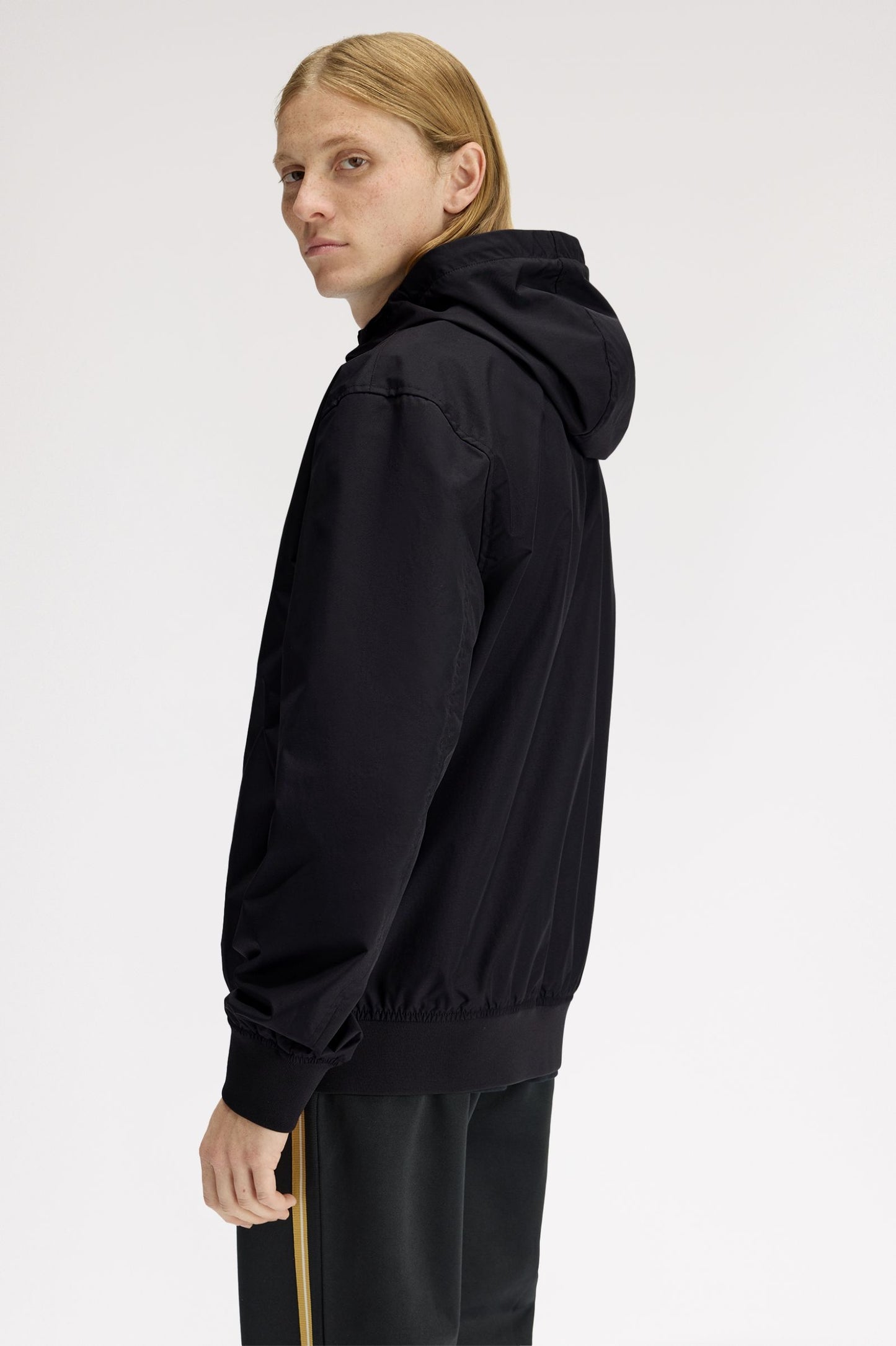 Fred Perry Hooded Brentham Jacket Black