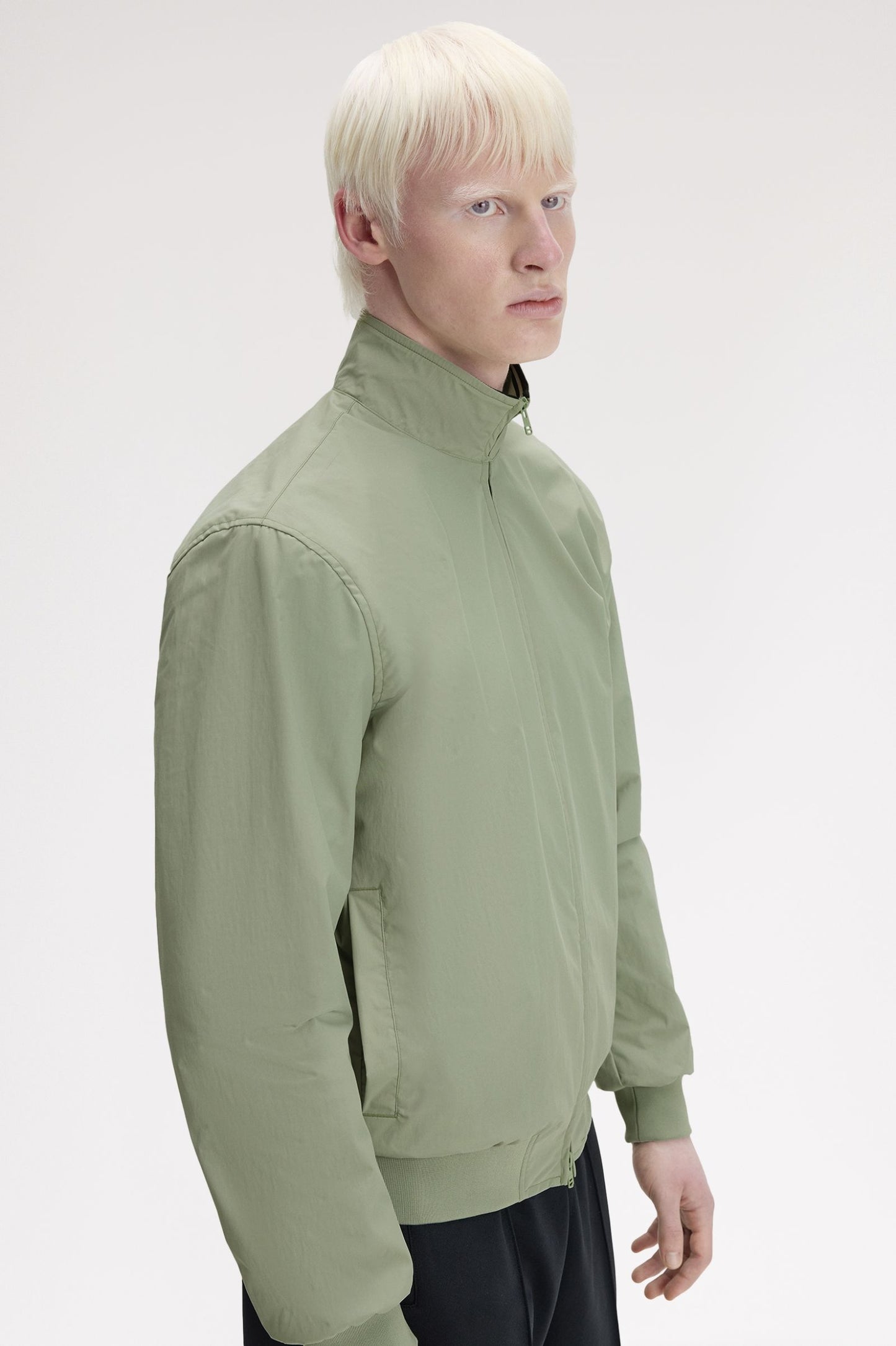 Fred Perry Brentham Jacket Seagrass / Black