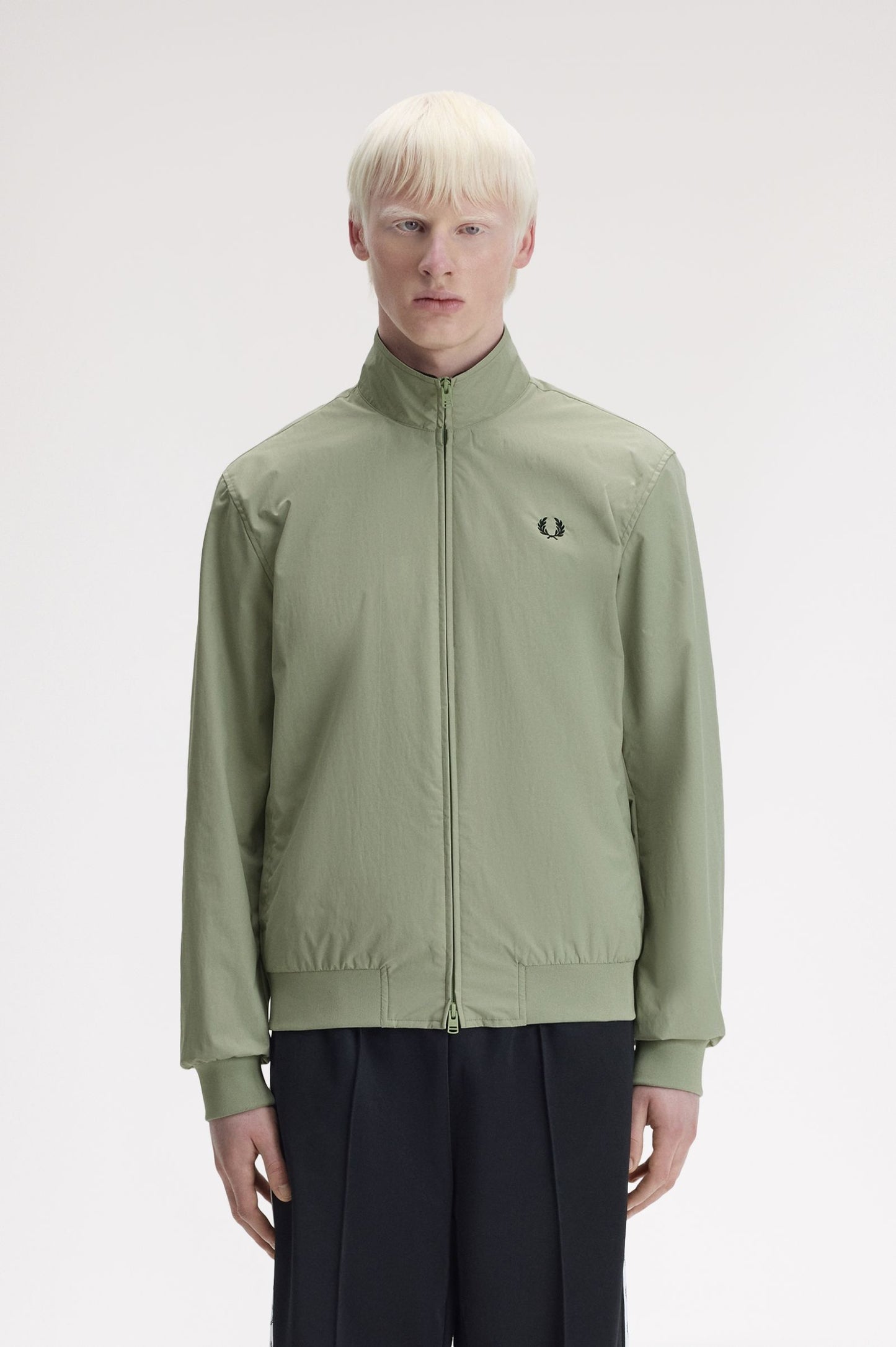 Fred Perry Brentham Jacket Seagrass / Black