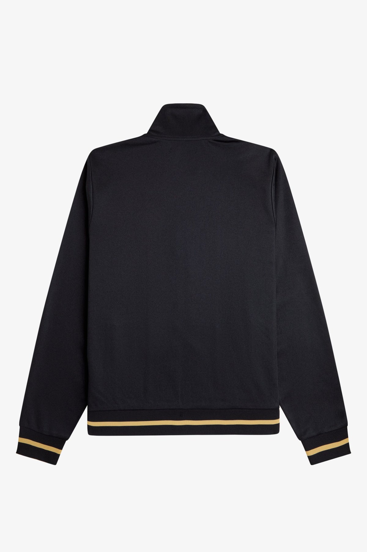 Fred Perry Tartan Panel Track Jacket Black