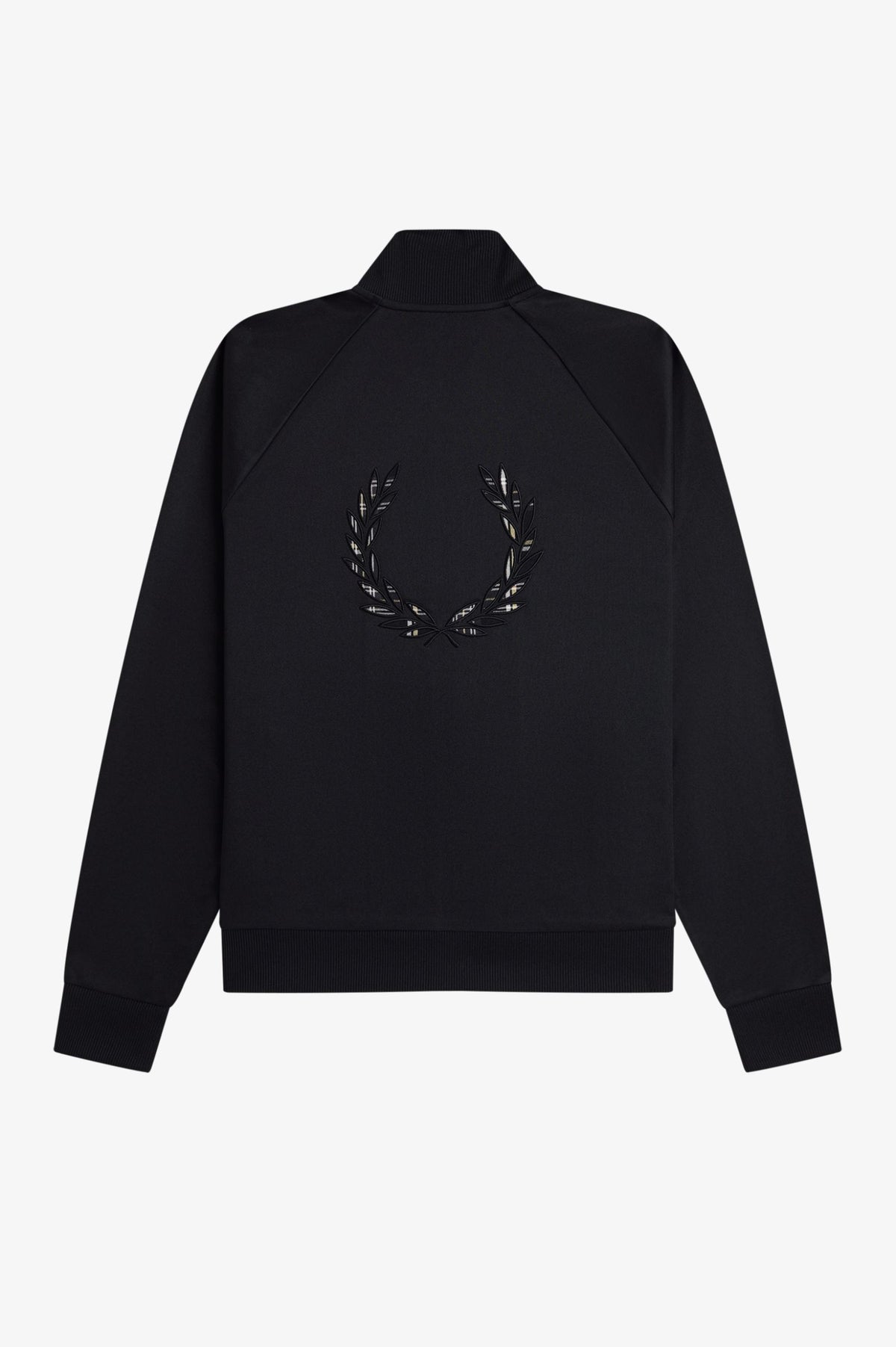Fred Perry Laurel Wreath Back Track Jacket Black