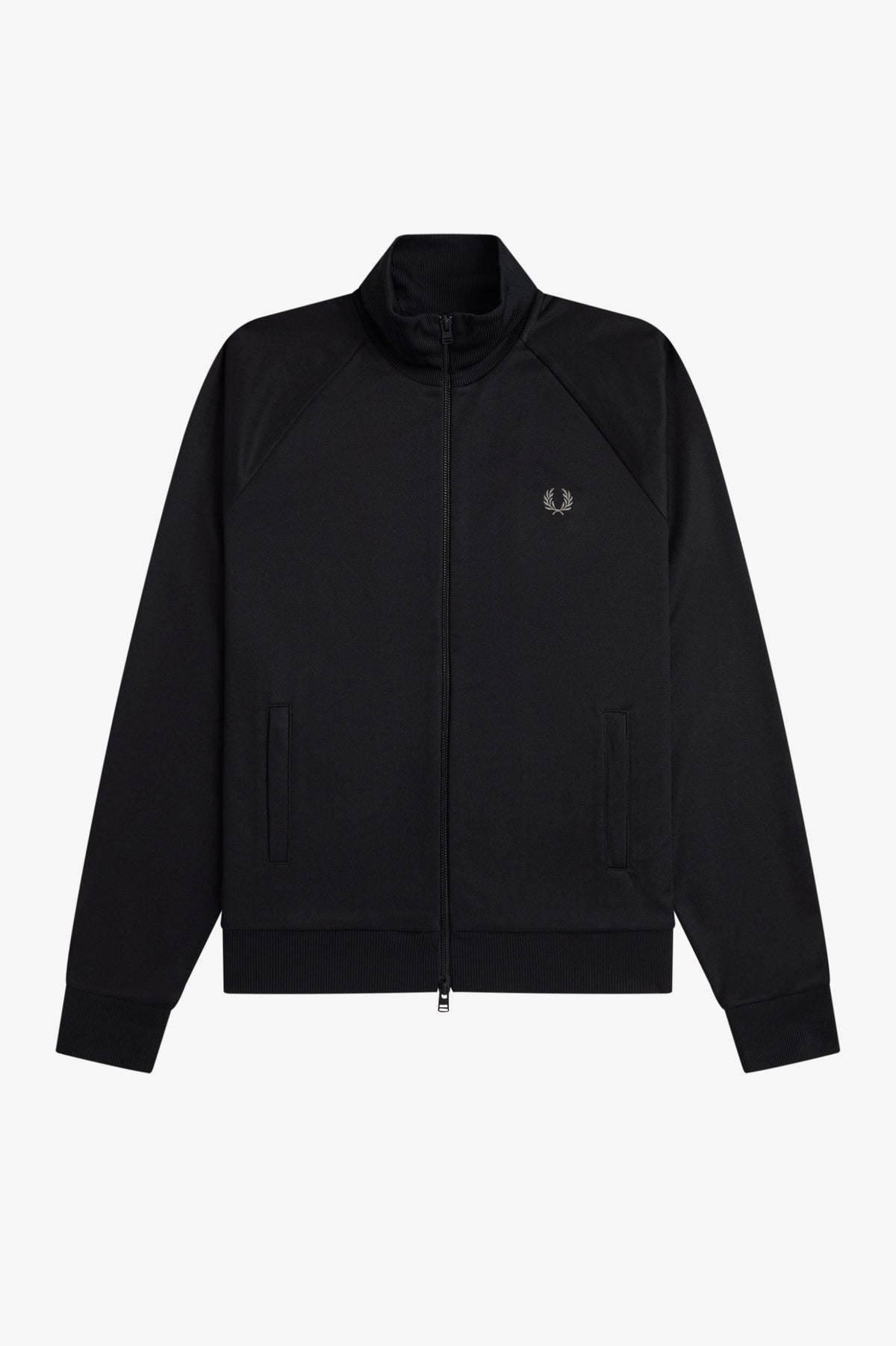 Fred Perry Laurel Wreath Back Track Jacket Black