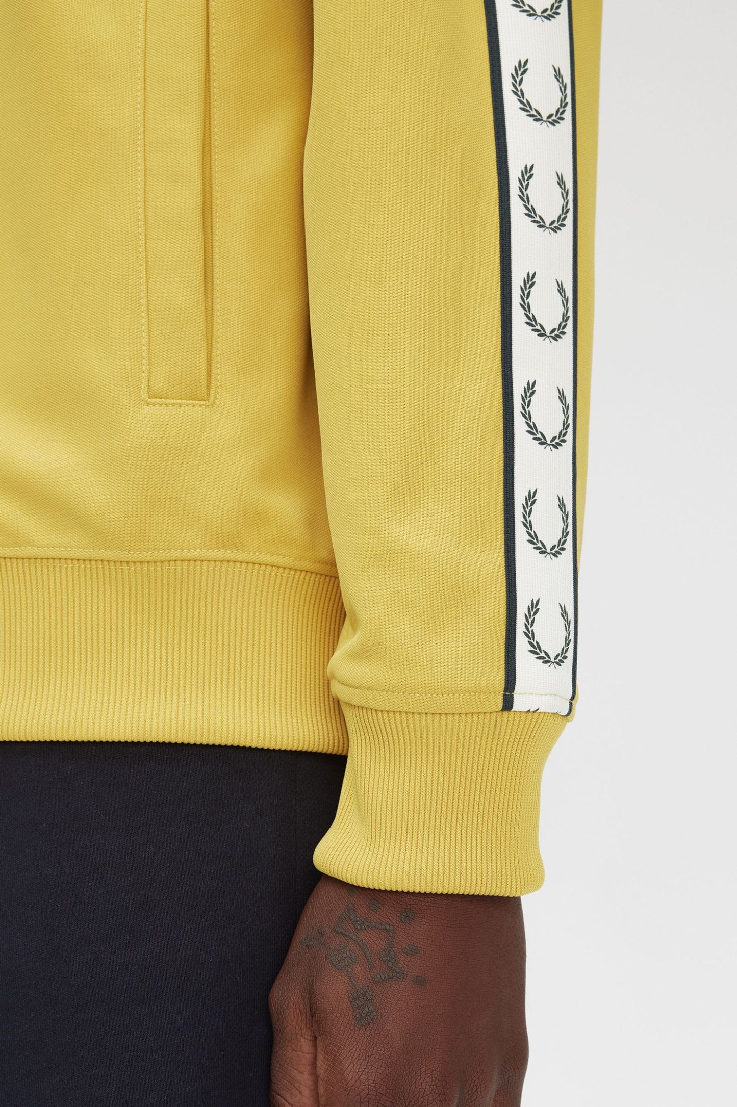 Fred Perry Taped Track Jacket Honeycomb