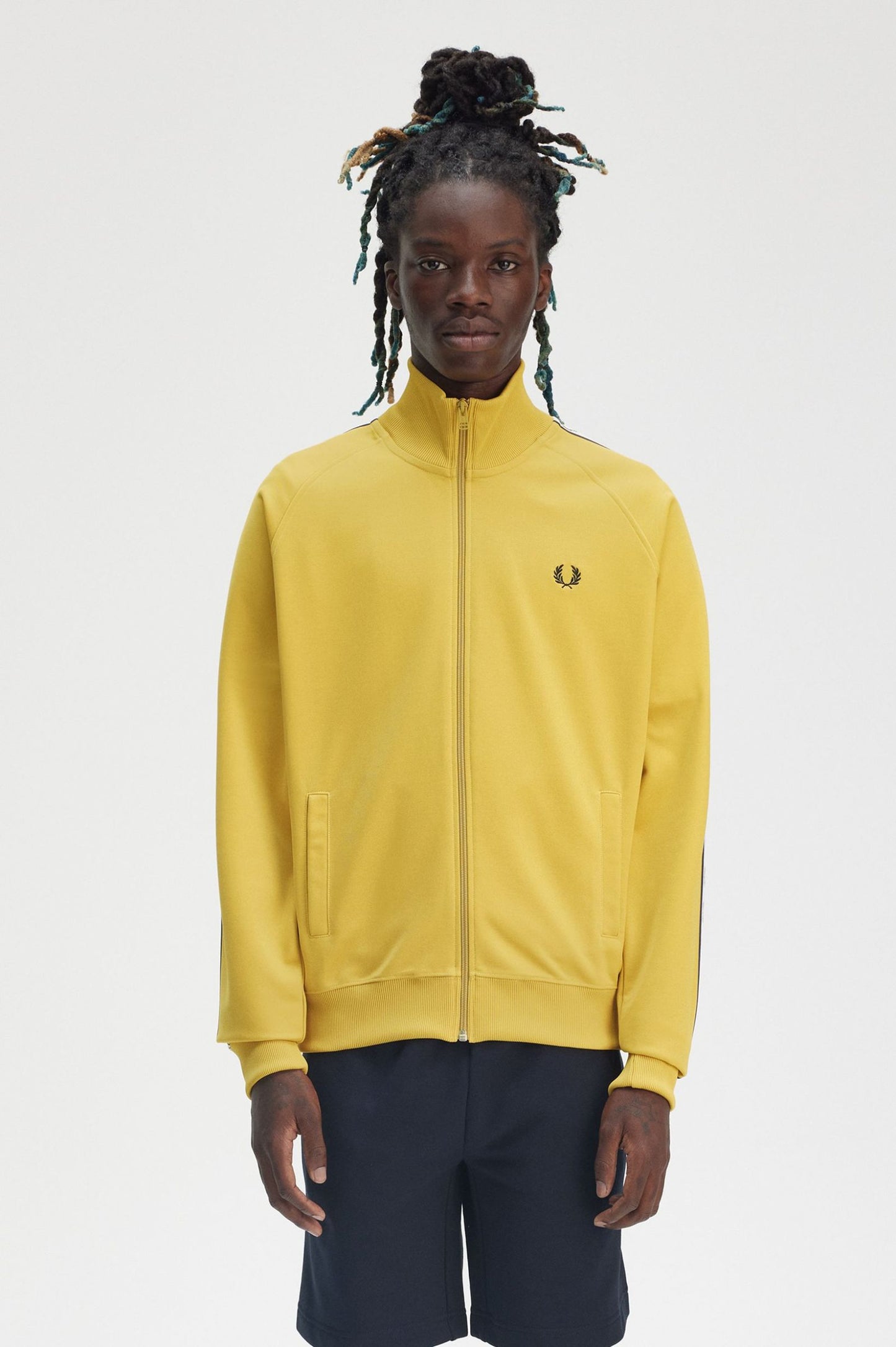 Fred Perry Taped Track Jacket Honeycomb