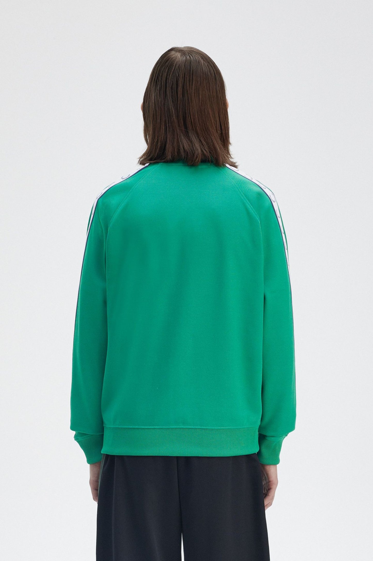 Fred Perry Taped Track Jacket Labelgreen