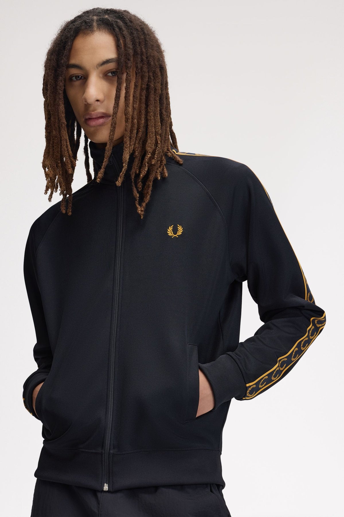 Fred Perry Contrast Tape Track Navy