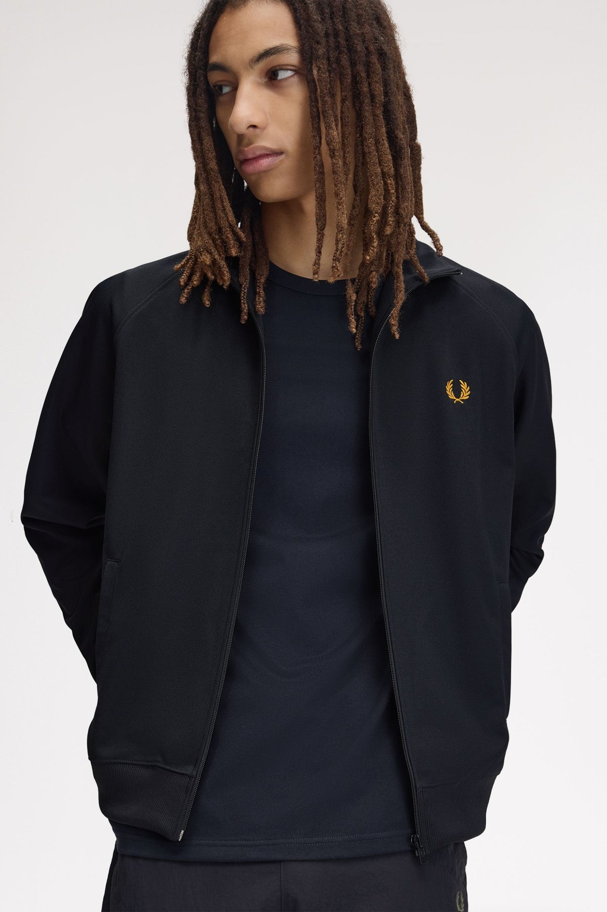 Fred Perry Contrast Tape Track Navy
