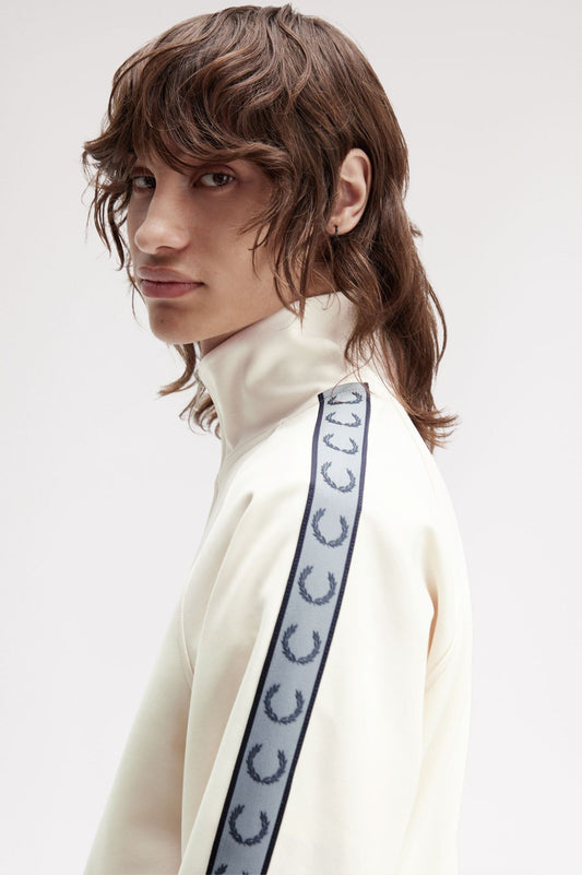 Fred Perry Contrast Tape Track Ecru / Navy