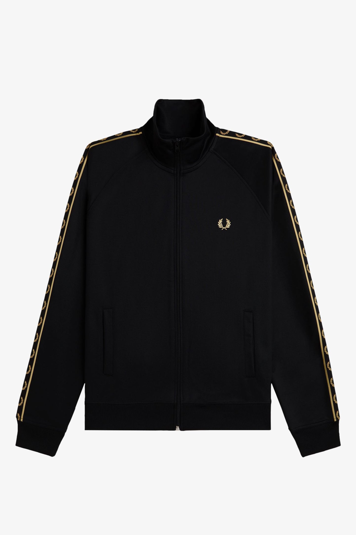 Fred Perry Contrast Tape Track Black / Champagne