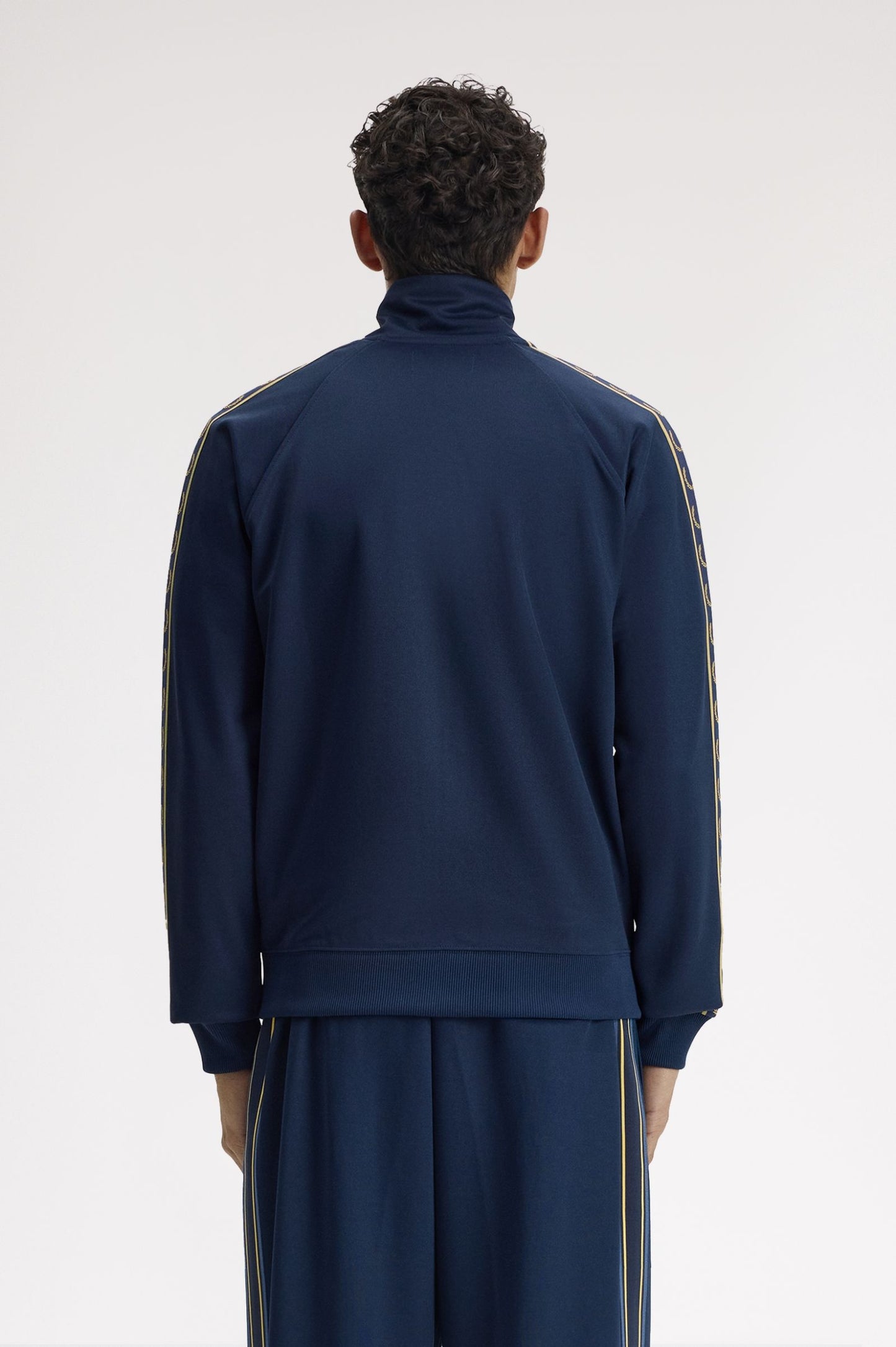 Fred Perry Contrast Tape Track Tennis Blue / Champagne