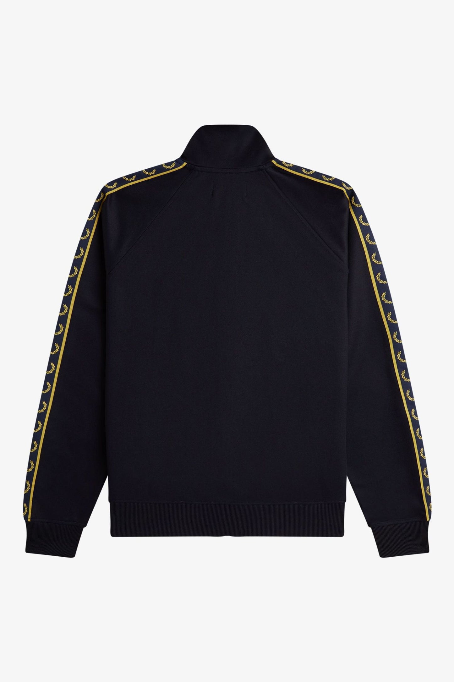 Fred Perry Contrast Tape Track Jacket Navy / Honeycomb