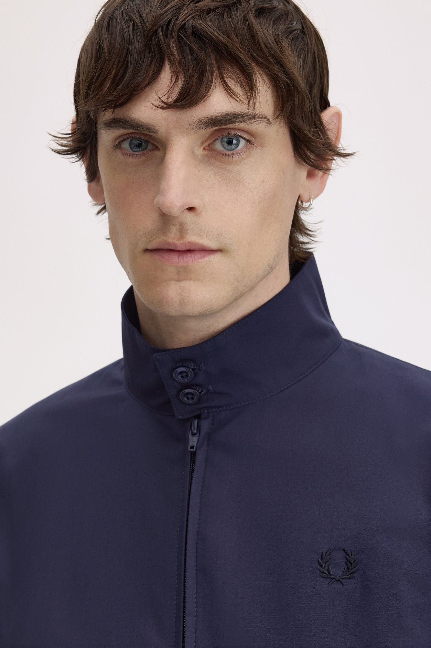 Fred Perry Made In England Harrington Jacket Navy