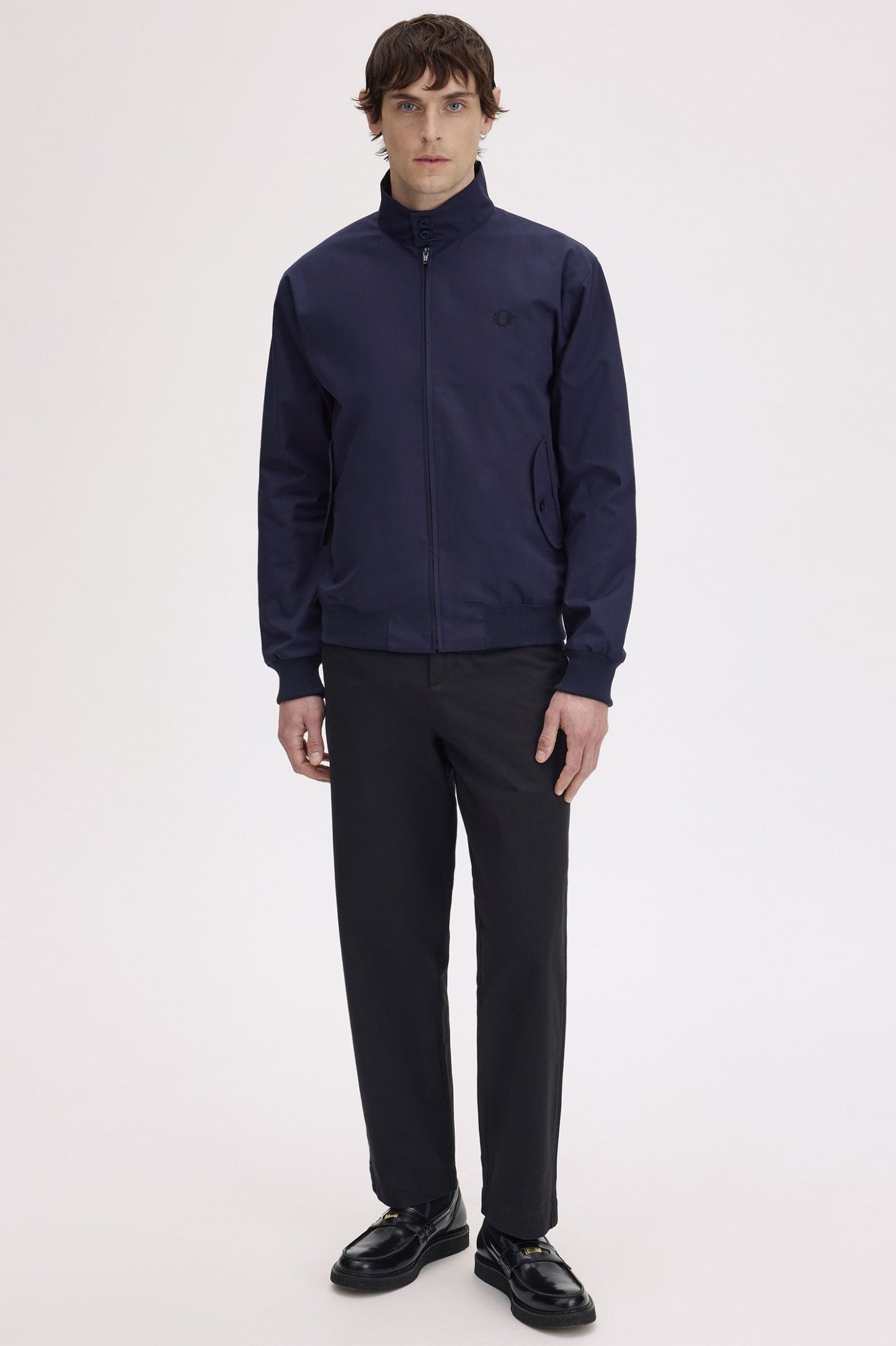 Fred Perry Made In England Harrington Jacket Navy