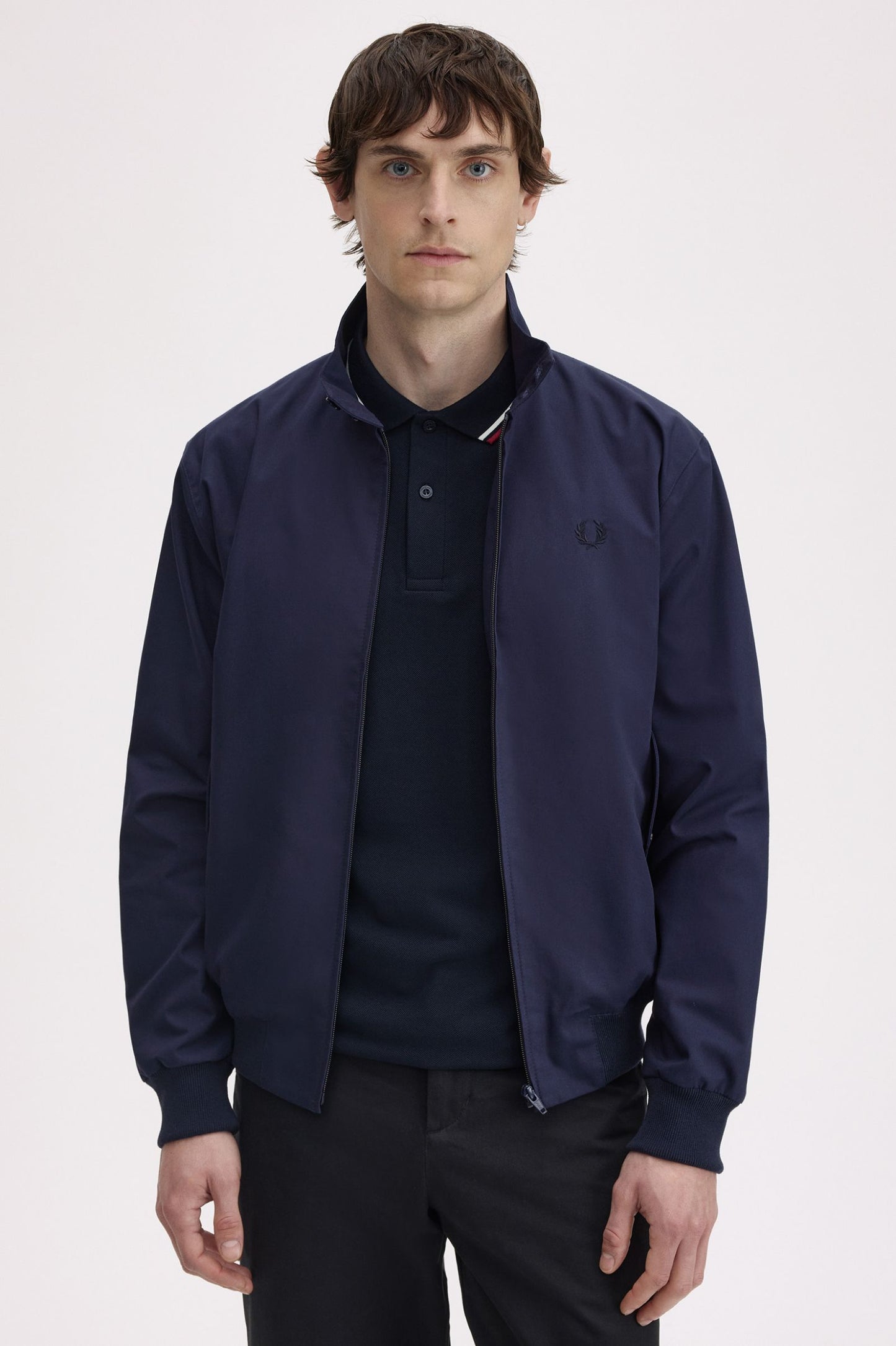 Fred Perry Made In England Harrington Jacket Navy