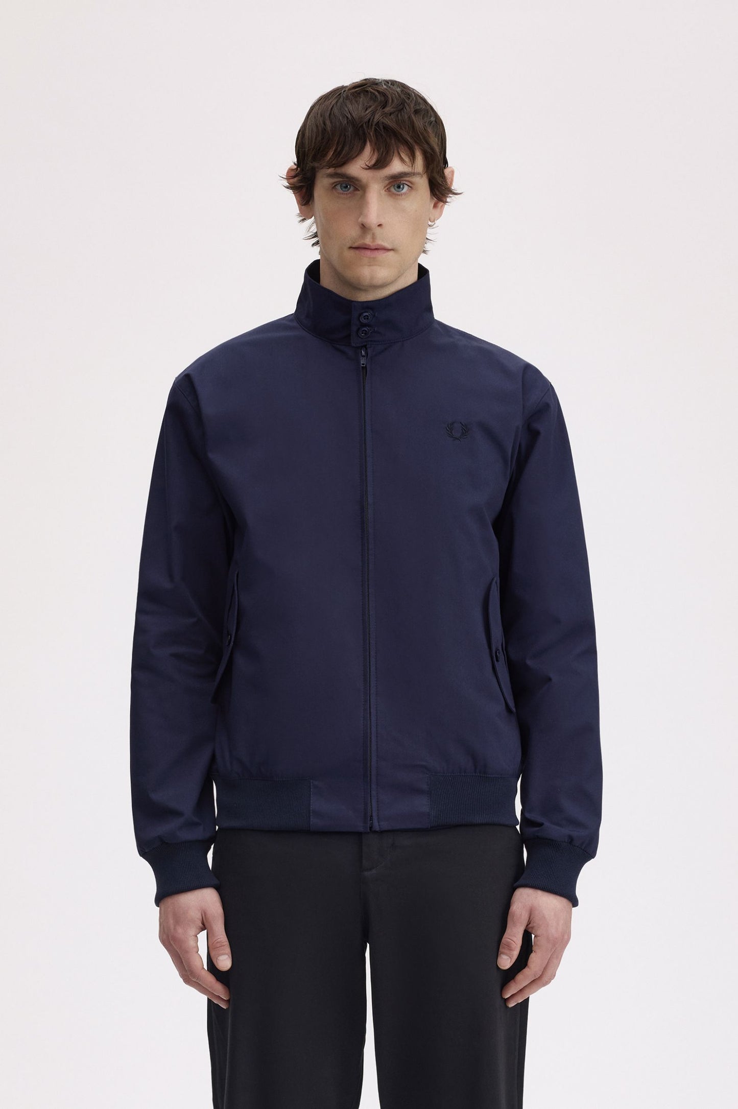 Fred Perry Made In England Harrington Jacket Navy