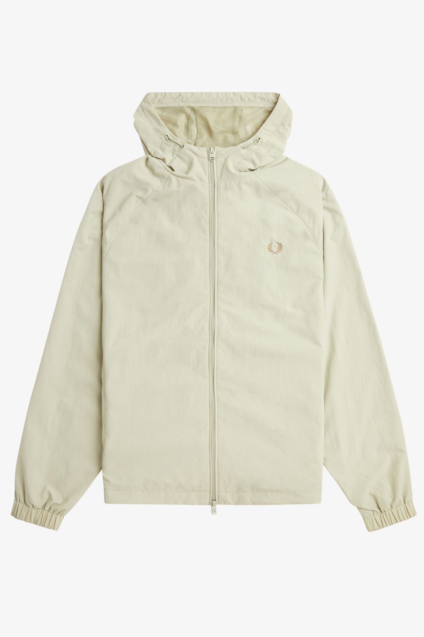 Fred Perry Hooded Shell Jacket Light Oyster